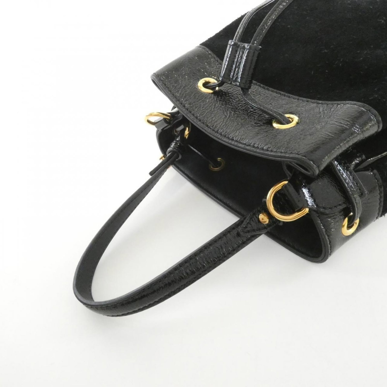 Suede Handbag Gucci - 5