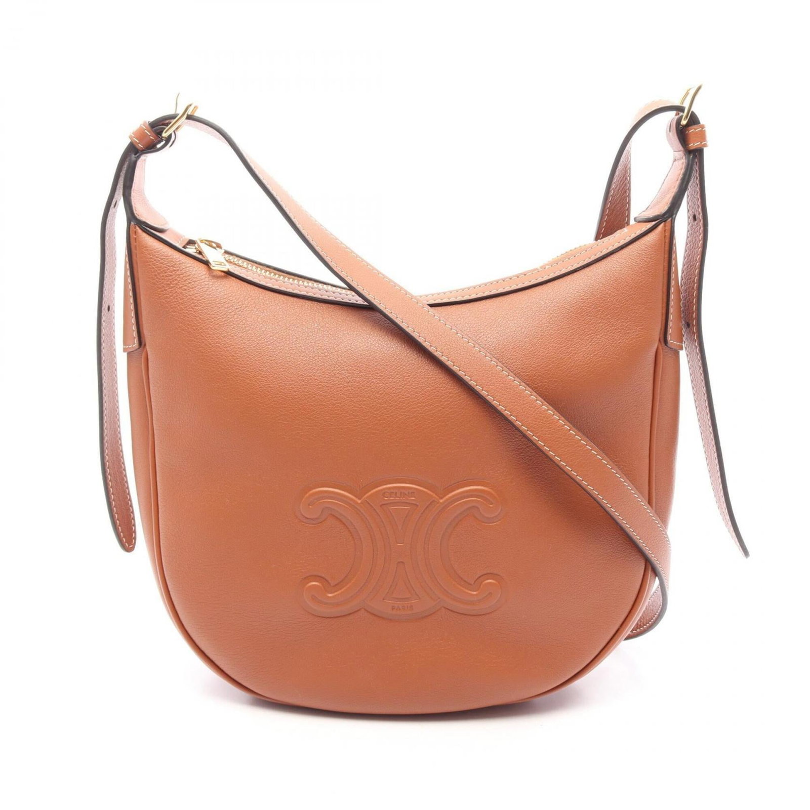 Celine Handbag Shoulder Bag Leather: Celine Handbag Shoulder Bag Leather Brown Celine MPN 11725 Leather Shoulder Bag. This shoulder bag features high-quality leather construction and measures 20cm x 24cm x 5.5cm, making it a compact yet