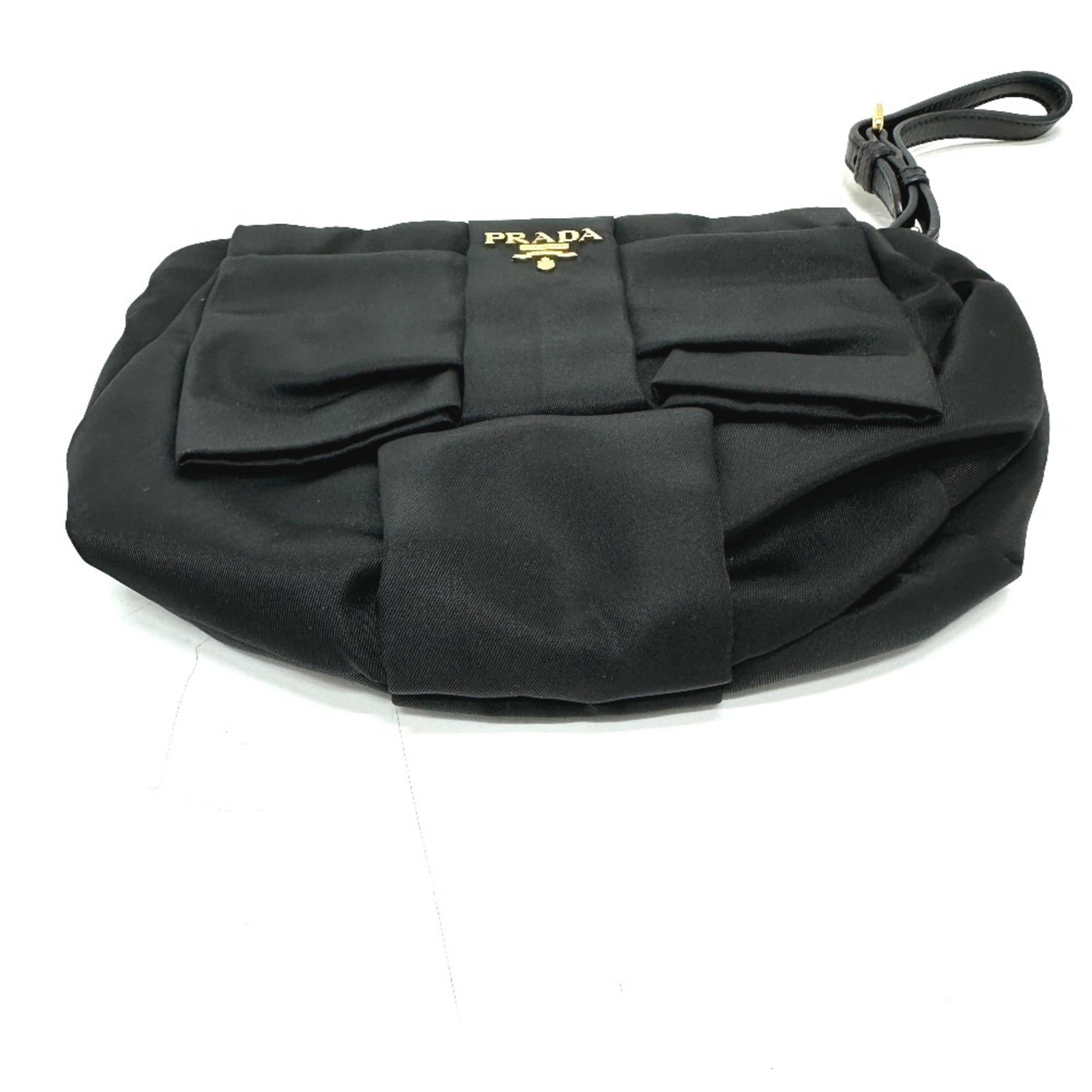 Leather Nylon Pouch Prada - 3