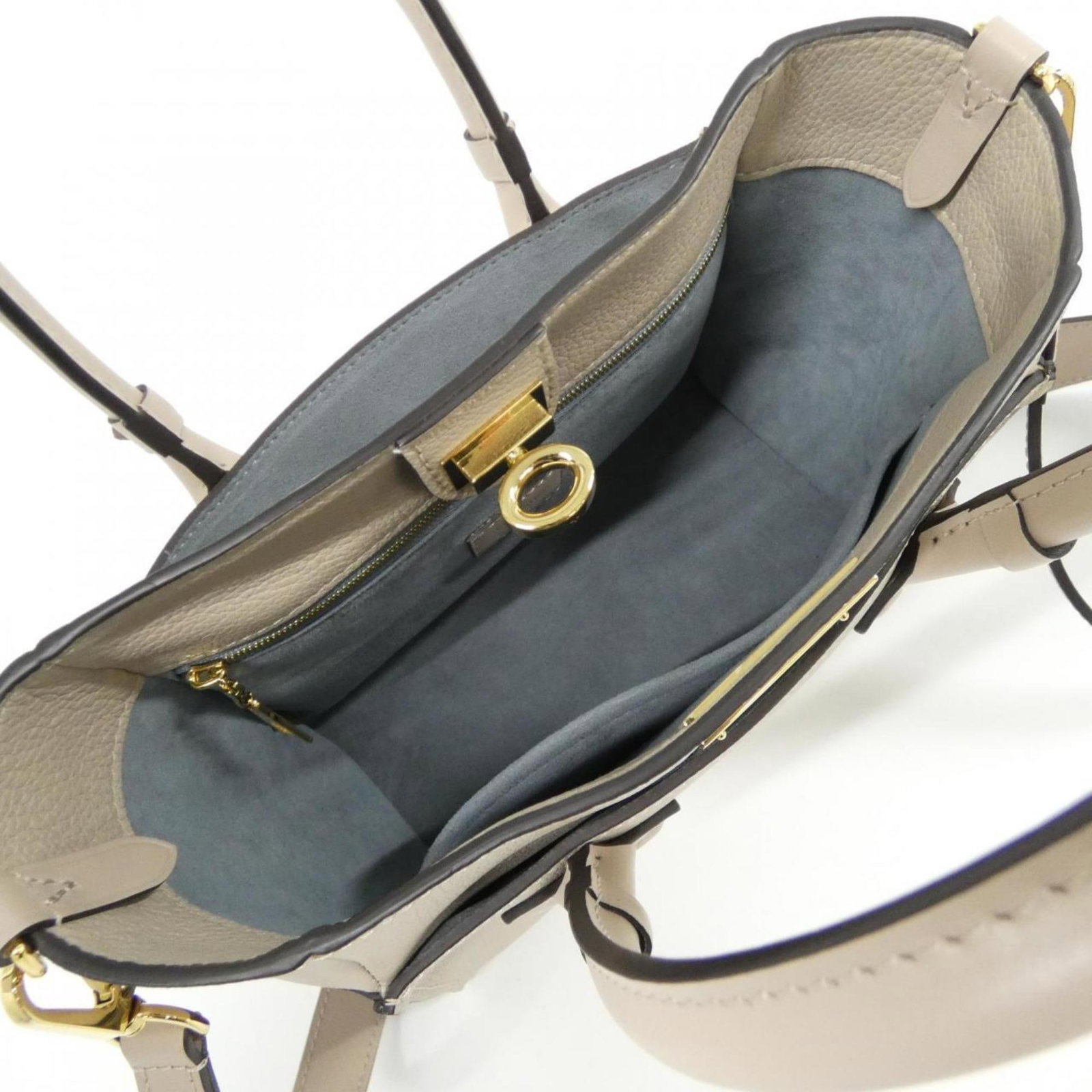 Canvas Leather Coated Handbag Vuitton Louis - 6