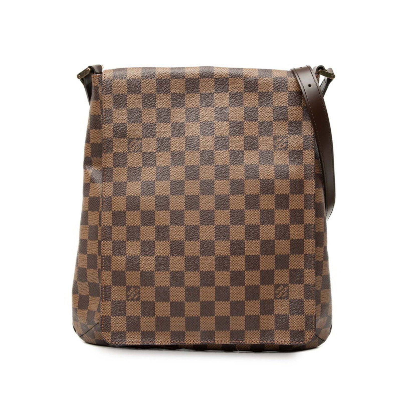 Louis Vuitton PVC Leather Bag Shoulder: Louis Vuitton PVC Leather Bag Shoulder PVC and leather combine in this Louis Vuitton shoulder bag, available in brown. Measuring 36cm x 31.5cm x 2cm, it features a distinctive design with the brand's