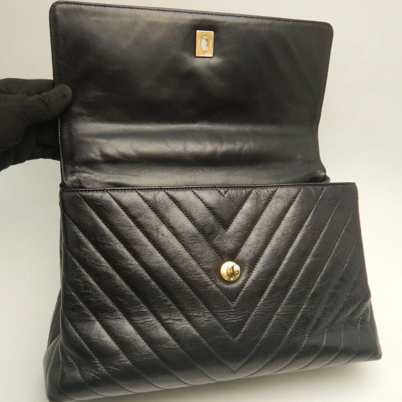 Leather Handbag Chanel - 5