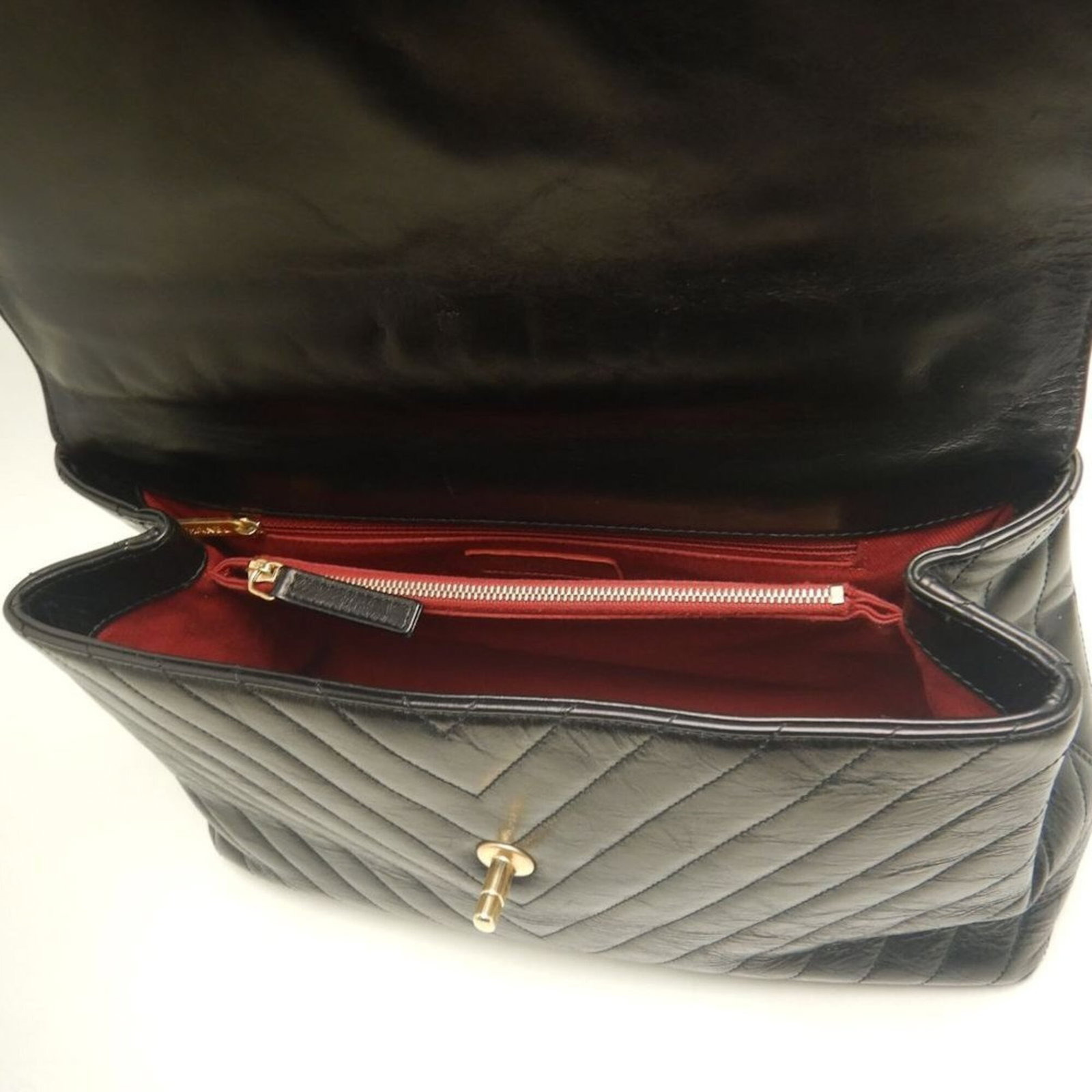 Leather Handbag Chanel - 6