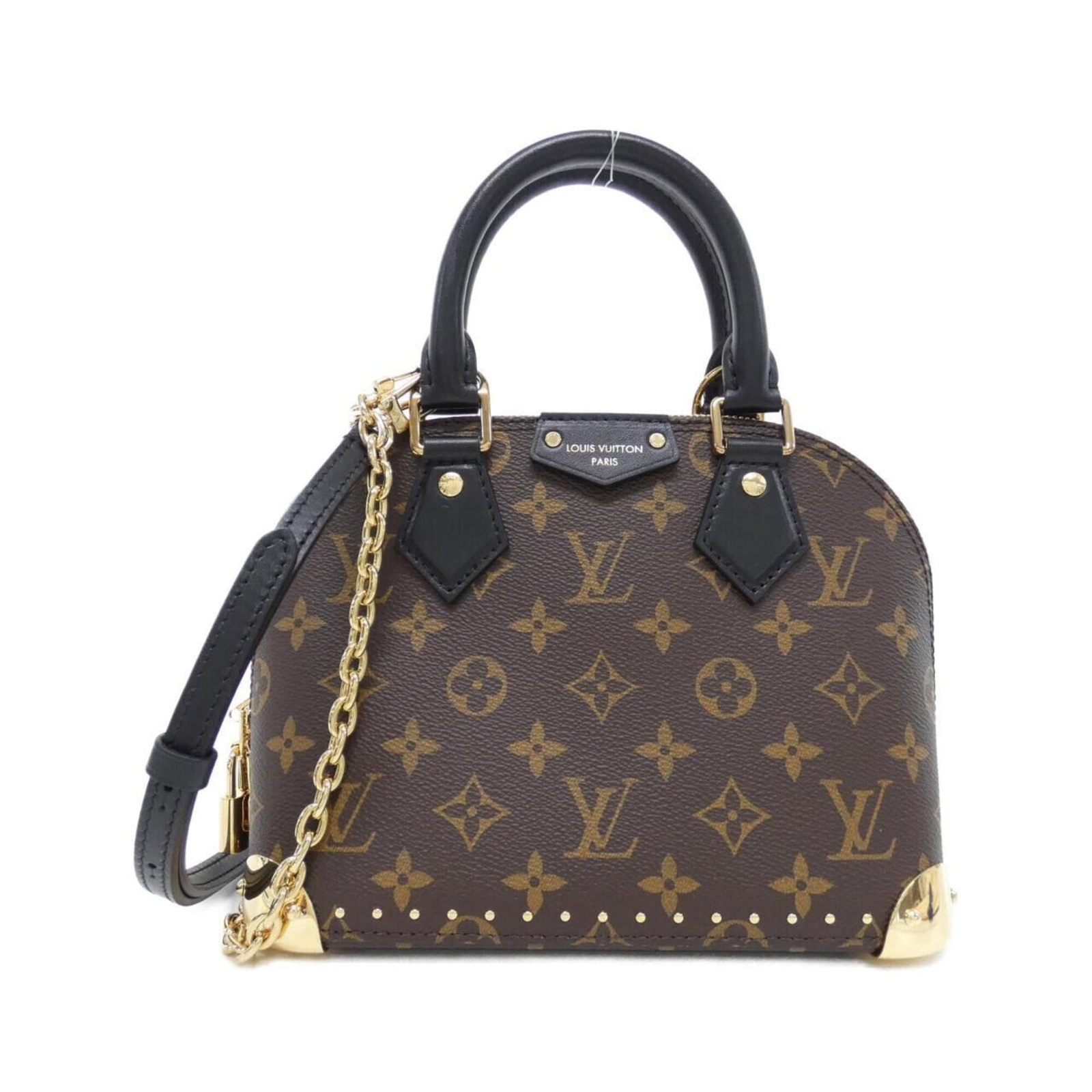 Canvas Coated Louis Vuitton Handbag: Canvas Coated Louis Vuitton Handbag Canvas Coated Louis Vuitton Handbag - A timeless piece with its signature monogram pattern, this handbag features a sturdy coated canvas material and gold hardware 