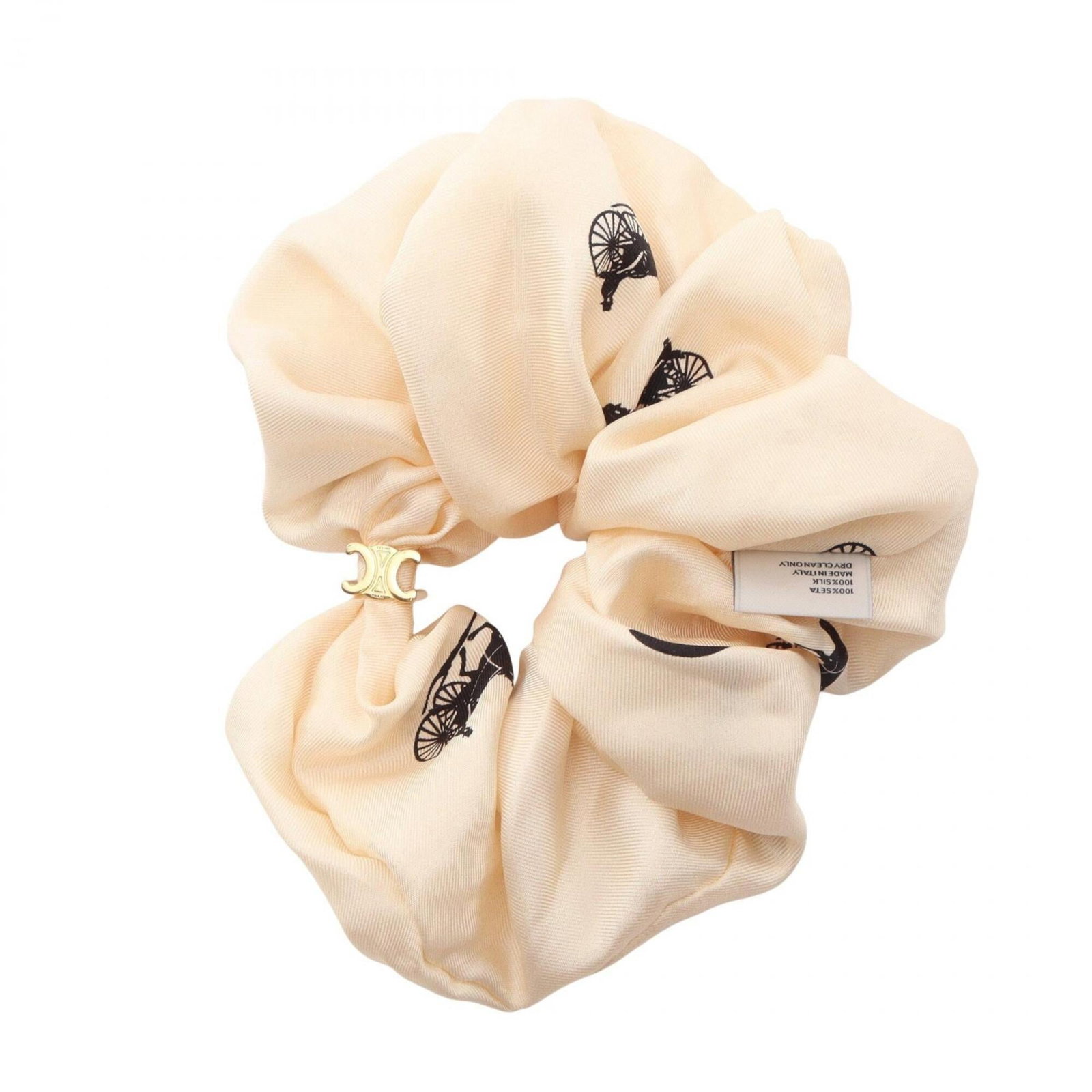 Silk scrunchie Celine - 2