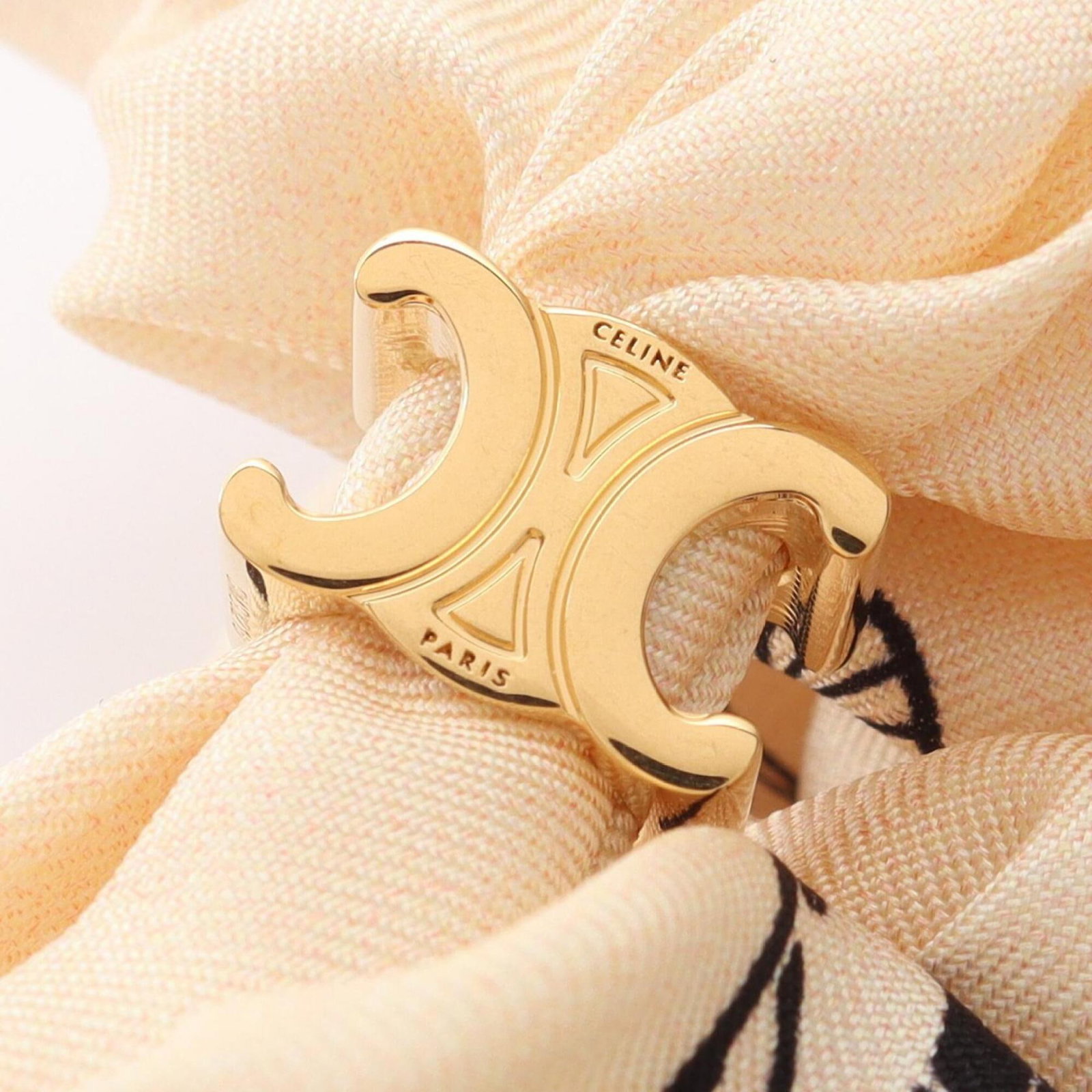 Silk scrunchie Celine - 5