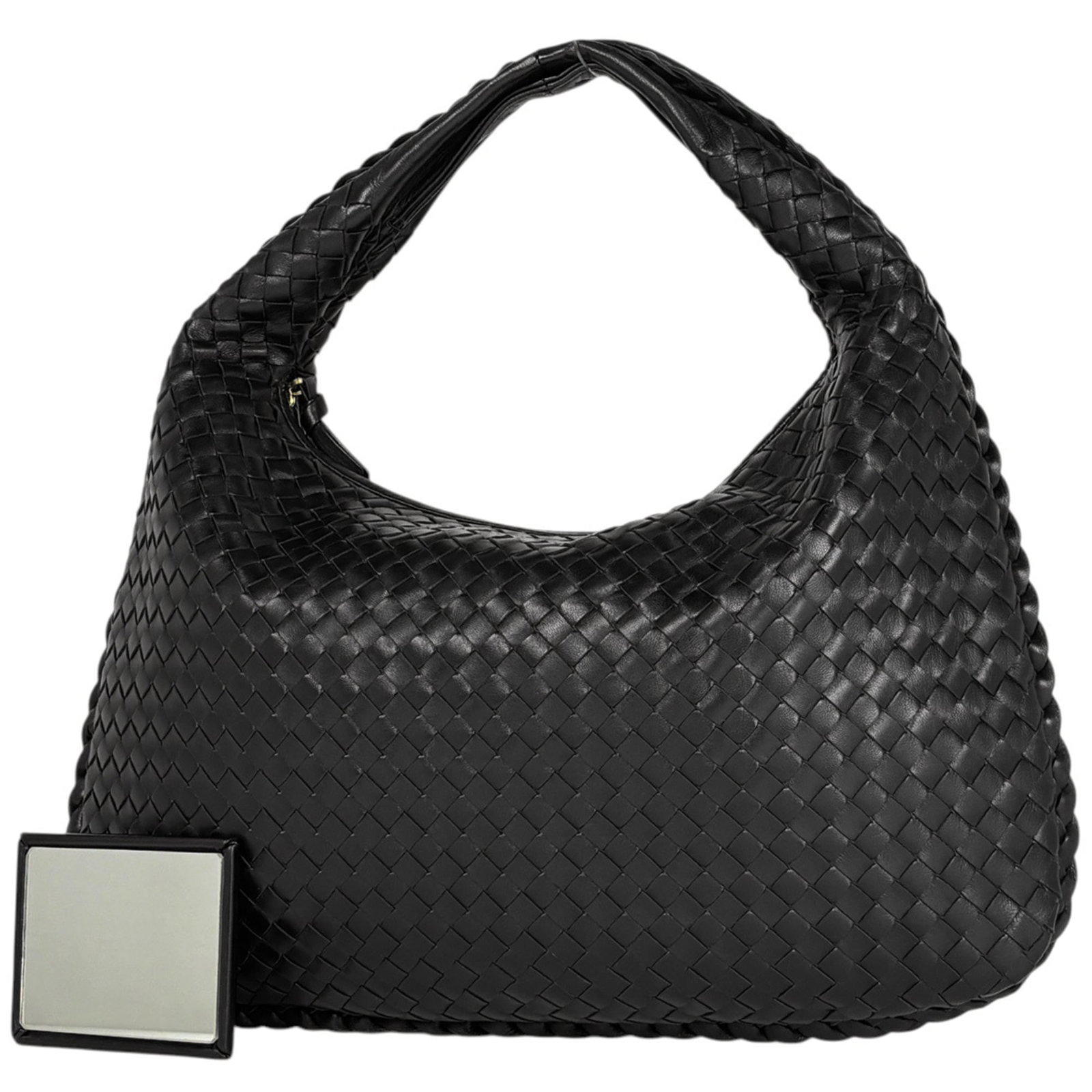 Bottega Veneta Shoulder Bag Leather: Bottega Veneta Shoulder Bag Leather Item Specifics: Brand: Bottega Veneta MPN: 115653 Type: Shoulder bag Material: Leather Color: Black Gender: Women Size (HxWxD): 27cm x 38cm x 3cm / 10.62'' x
