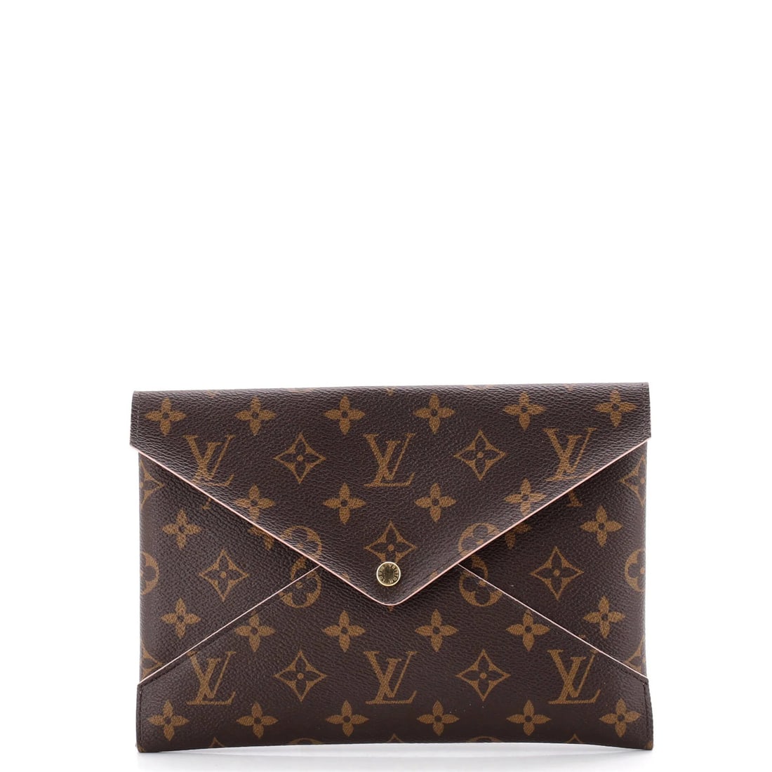 Monogram Canvas Set Pochette Louis Vuitton Kirigami: Monogram Canvas Set Pochette Louis Vuitton Kirigami Canvas Coated Louis Vuitton Kirigami Pochette Set in Brown, featuring the iconic monogram pattern. This stylish set includes a bag and its matching
