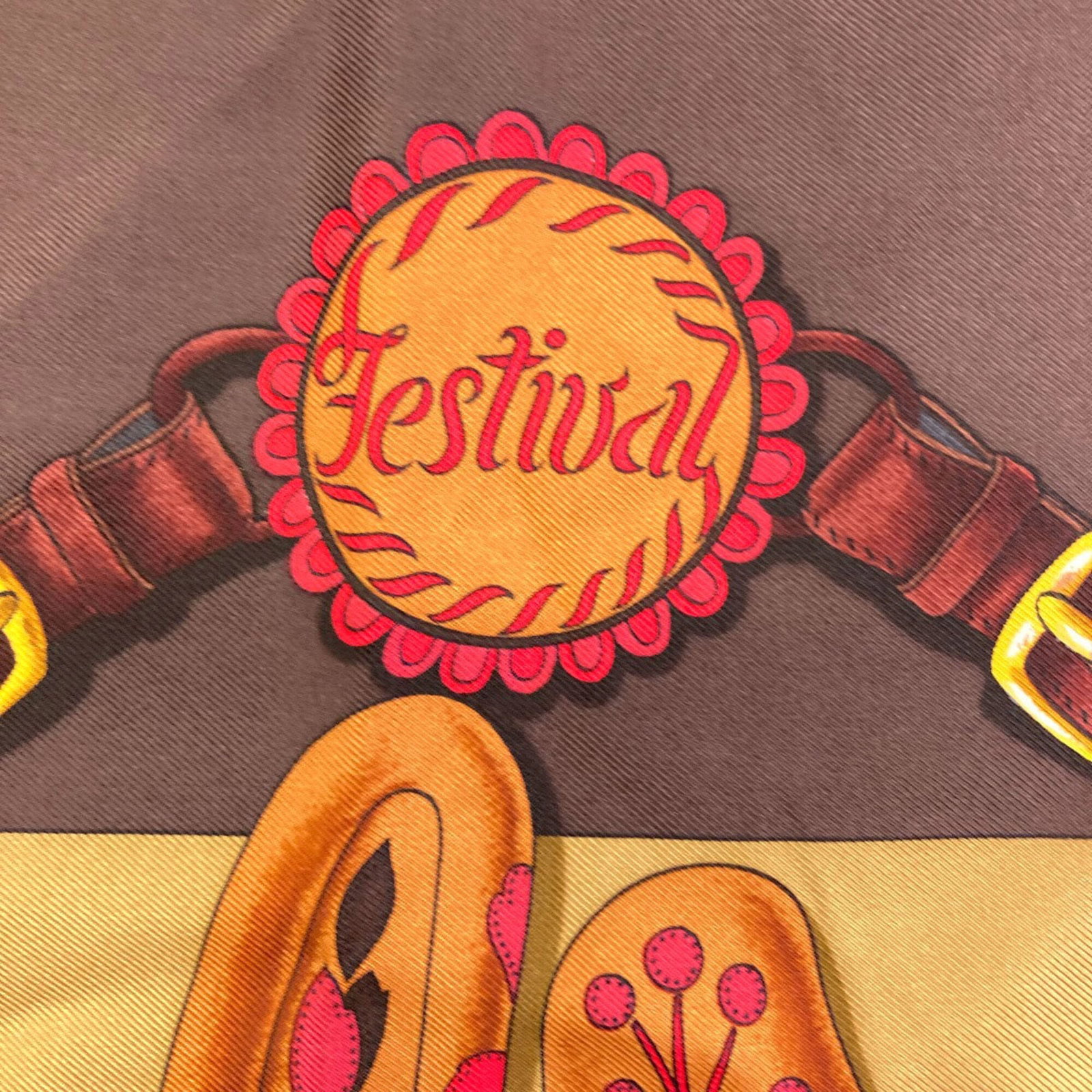 Hermes Silk Scarf - 4