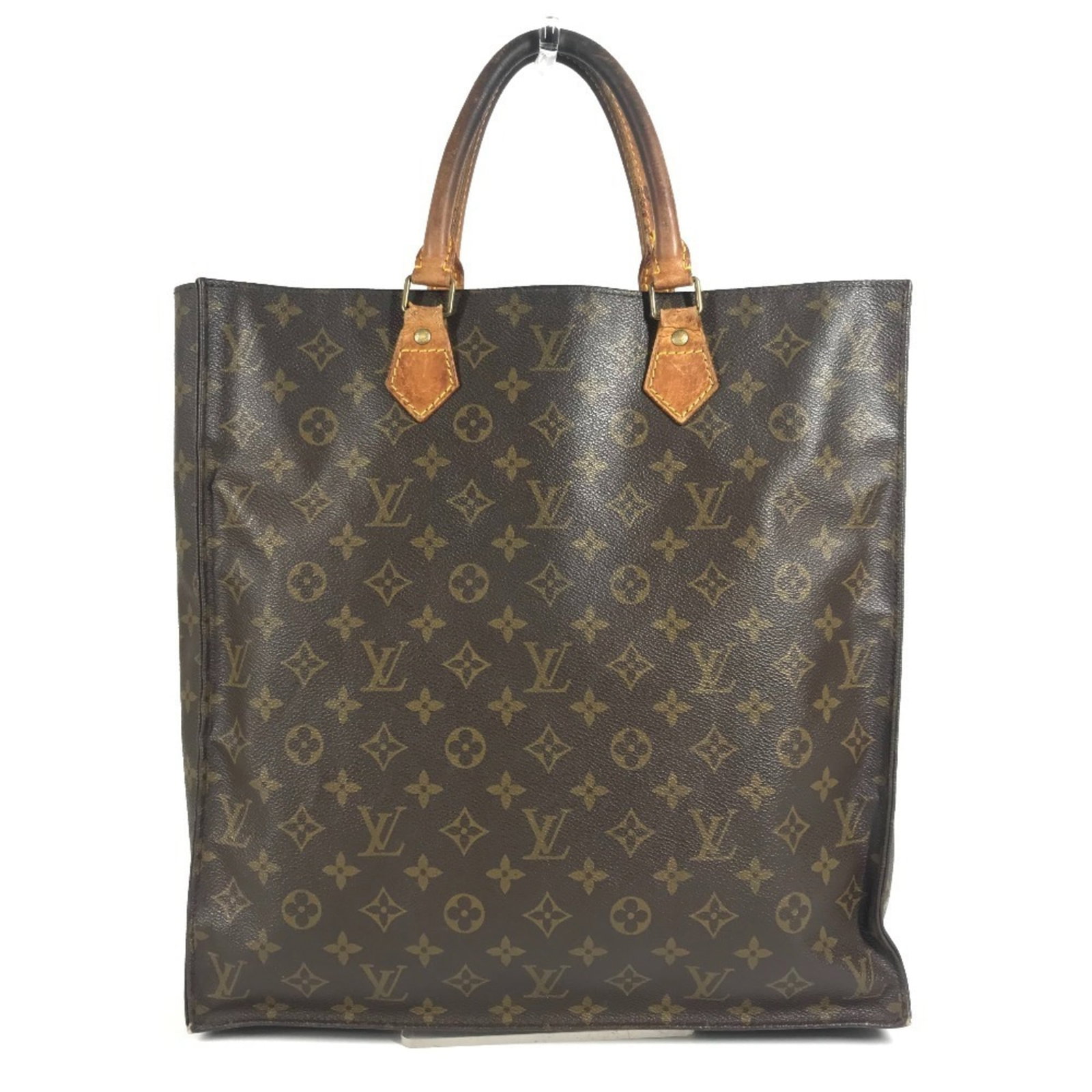 Vuitton Louis Handbag Monogram Tote Canvas: Vuitton Louis Handbag Monogram Tote Canvas Brown Monogram Canvas Louis Vuitton Tote Bag. Made from high-quality monogram canvas, this tote bag features the iconic Louis Vuitton design and measures 37c
