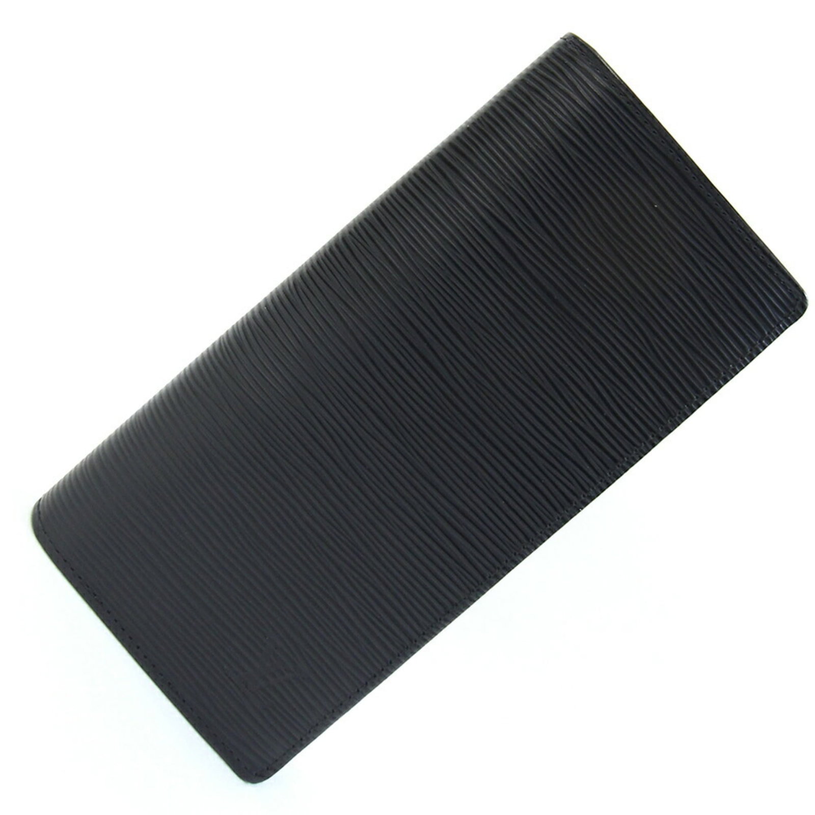 Epi Leather Bi Fold Wallet Louis Vuitton: Epi Leather Bi Fold Wallet Louis Vuitton Epi leather construction gives the Louis Vuitton bi-fold wallet its distinctive look and feel. The classic design features a sleek black finish, while the Epi 