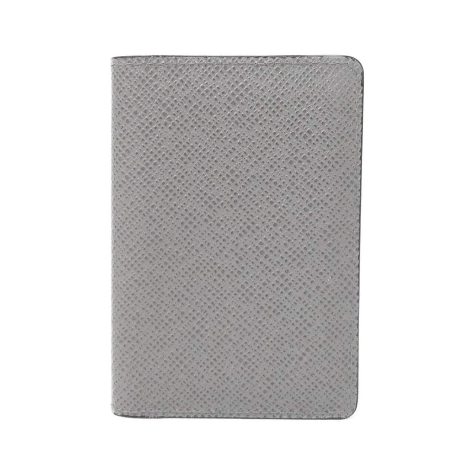 Case Business Card Vuitton Leather: Case Business Card Vuitton Leather Calf leather business card case from Louis Vuitton's Taiga line, featuring blue and gris color options. Made with high-quality materials, this compact case measures 