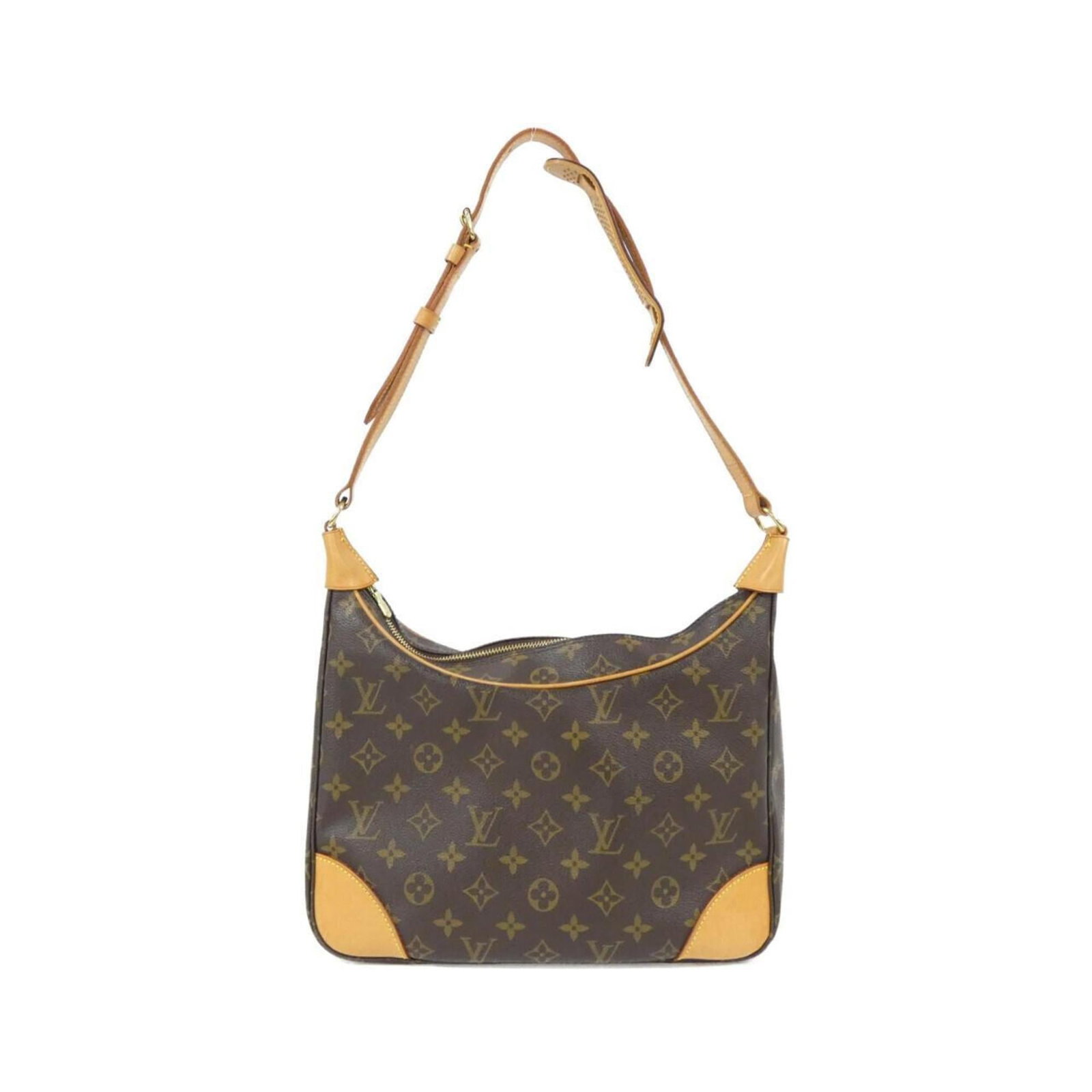 Shoulder Bag Monogram By Louis Vuitton: Shoulder Bag Monogram By Louis Vuitton Monogrammed luxury awaits with this Louis Vuitton shoulder bag, boasting the iconic monogram pattern in rich Marron and gold hardware for a sophisticated touch.