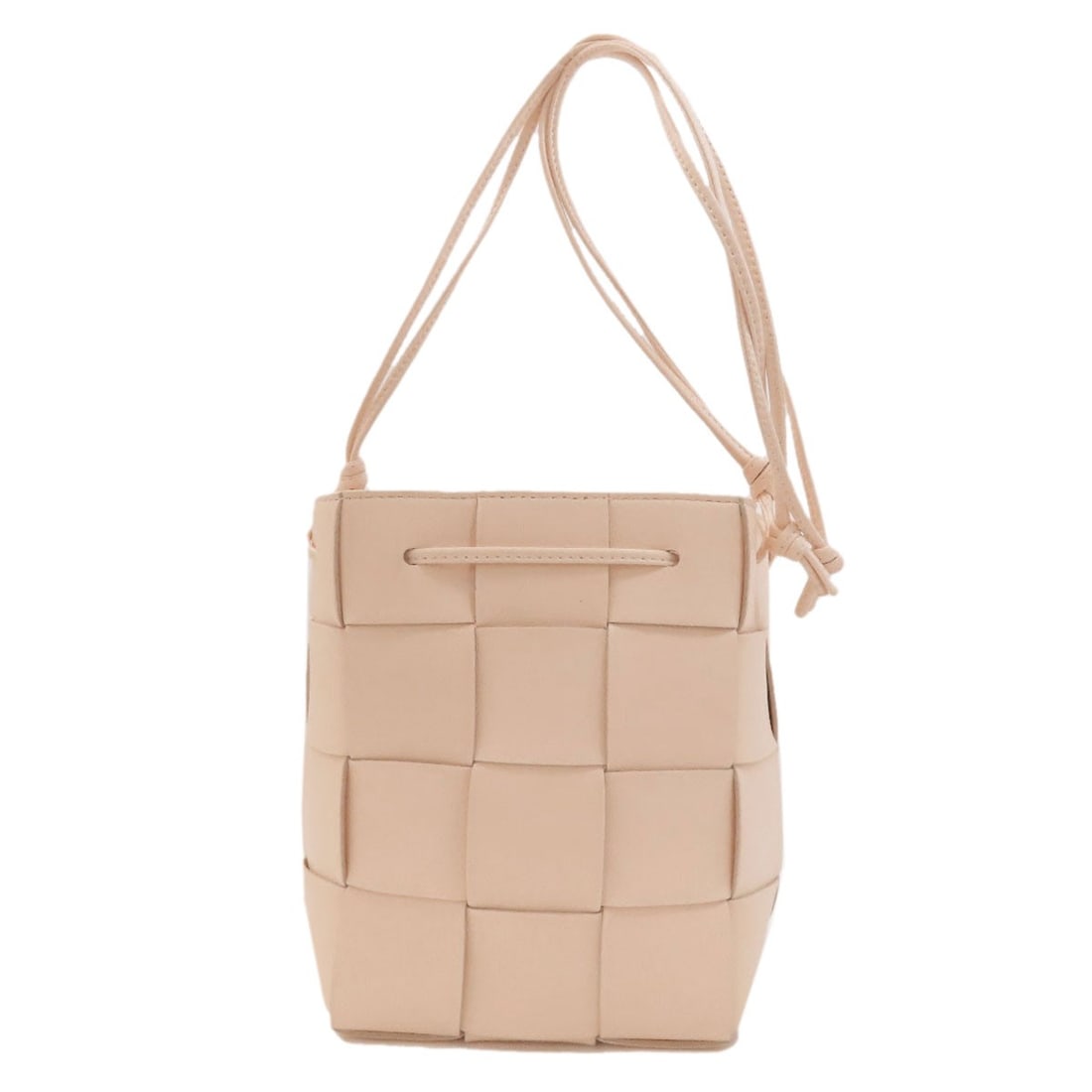 Bottega Veneta Cassette Bucket Bag Shoulder Bag Calf: Bottega Veneta Cassette Bucket Bag Shoulder Bag Calf Pink Bottega Veneta Cassette Bucket Bag with Calf Exterior. This shoulder bag features a signature style and pink calf exterior, making it a