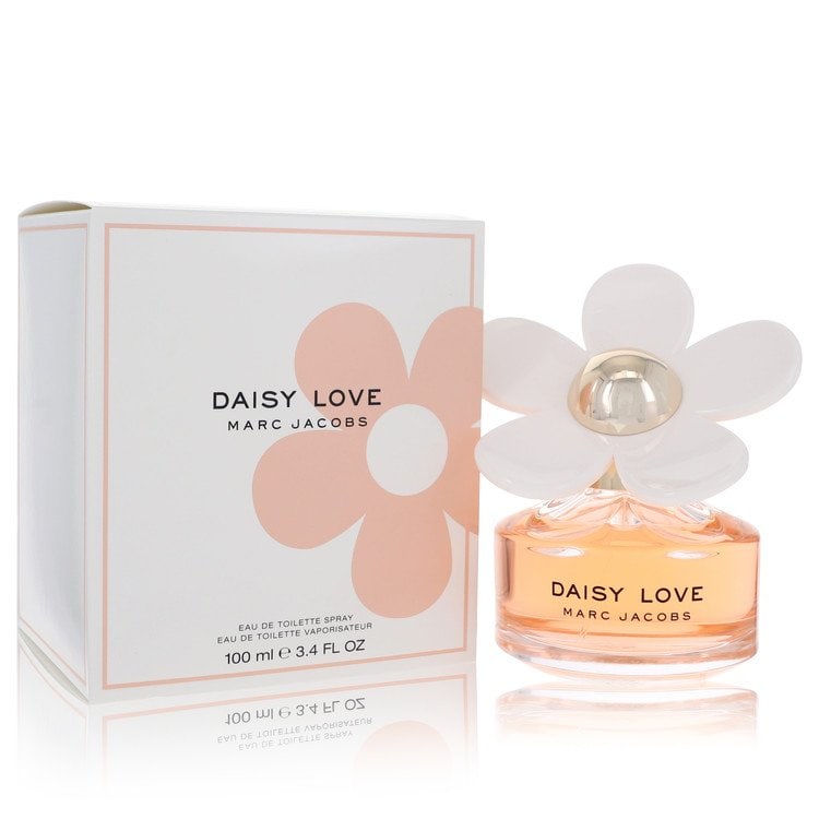 Daisy Love by Marc Jacobs Eau De Toilette Spray 3.4 oz: Daisy Love by Marc Jacobs Eau De Toilette Spray 3.4 oz Daisy Love by Marc Jacobs Eau De Toilette Spray 3.4 oz combines floral and musky notes for a romantic scent, featuring the sweet note of cloudber
