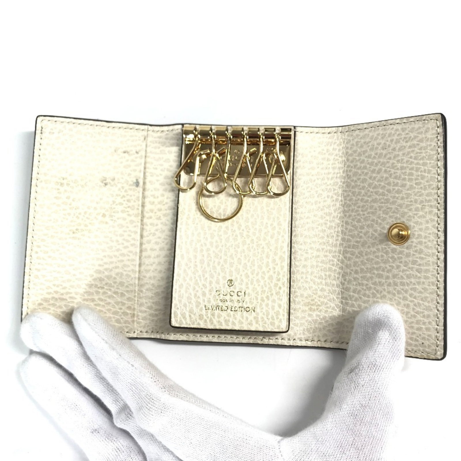 PVC Leather Gucci Keycase - 3