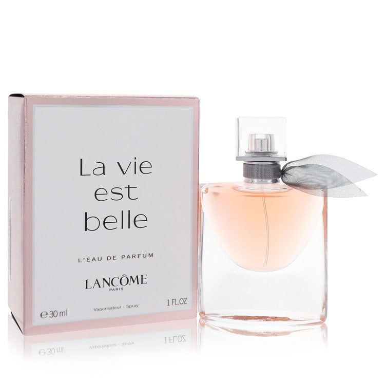 La Vie Est Belle by Lancome Eau De Parfum Spray 1 oz: La Vie Est Belle by Lancome Eau De Parfum Spray 1 oz Pear and black currant open the scent, while flowers add depth to this sweet and simple yet decadent fragrance. This perfume is designed for women 
