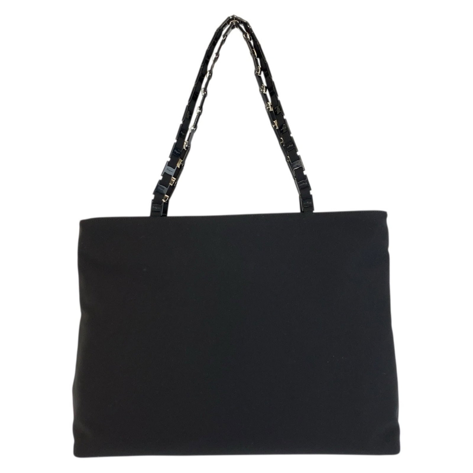 Ferragamo Bag Nylon Salvatore Tote Shoulder: Ferragamo Bag Nylon Salvatore Tote Shoulder The Salvatore Ferragamo Bag Nylon Salvatore Tote Shoulder is a sleek and stylish shoulder tote made from high-quality nylon. Measuring 30cm x 40cm x 12cm,