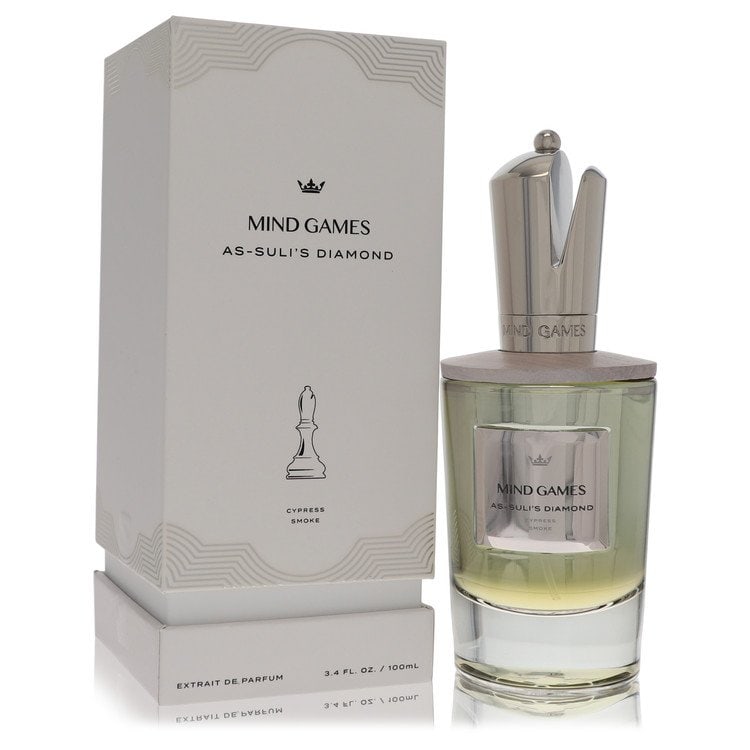 Mind Games As-Suli's Diamond by Mind Games Extrait De Parfum Spray (Unisex) 3.4 oz: Mind Games As-Suli's Diamond by Mind Games Extrait De Parfum Spray (Unisex) 3.4 oz Mind Games As-Suli's Diamond by Mind Games Extrait De Parfum Spray offers an alluring blend of scents, with its uniqu