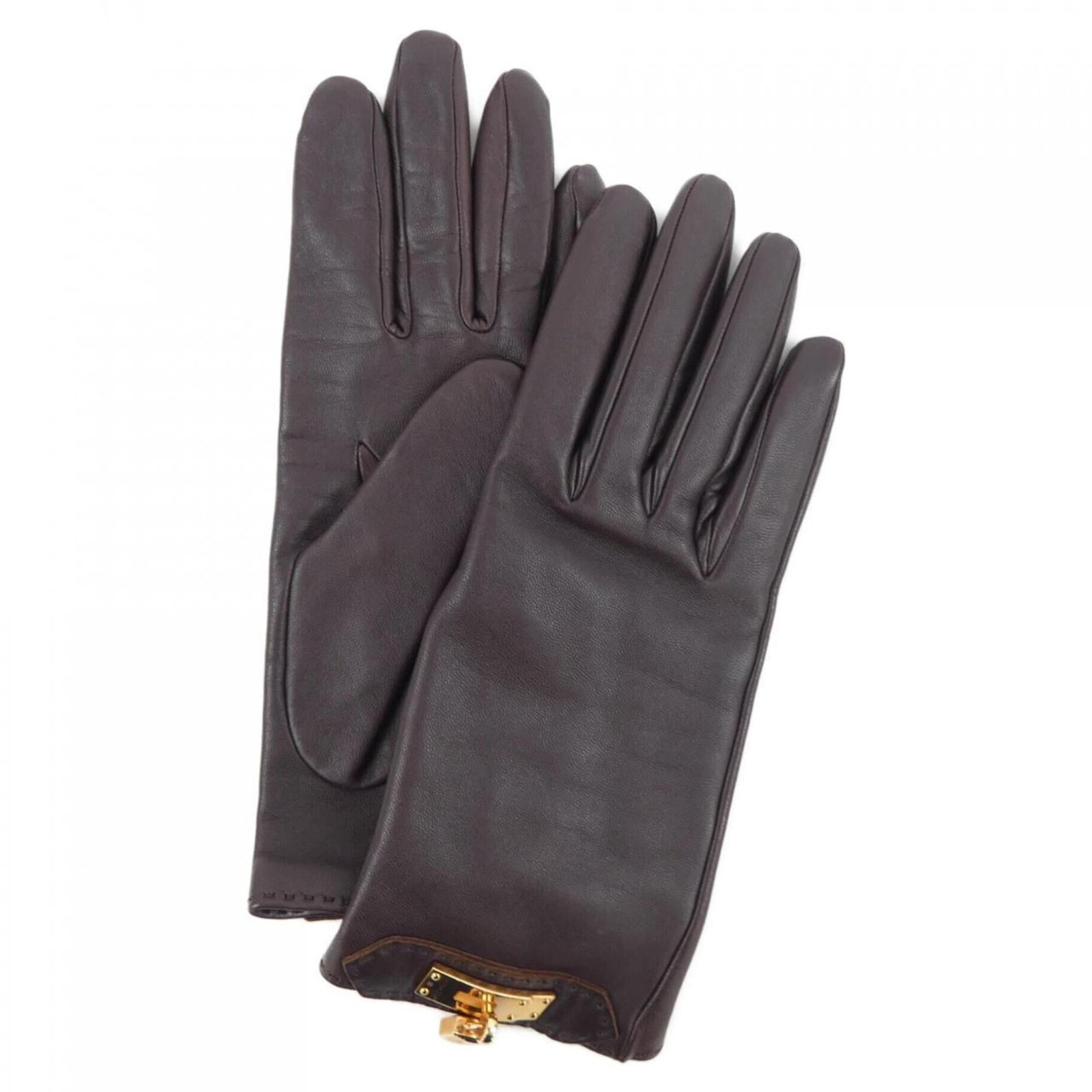 Glove Hermes: Glove Hermes The Hermes Glove features a rich brown color and a comfortable fit, with a total length of 21.5cm and a hand width of 17cm. Made from high-quality materials, this glove is designed to pro