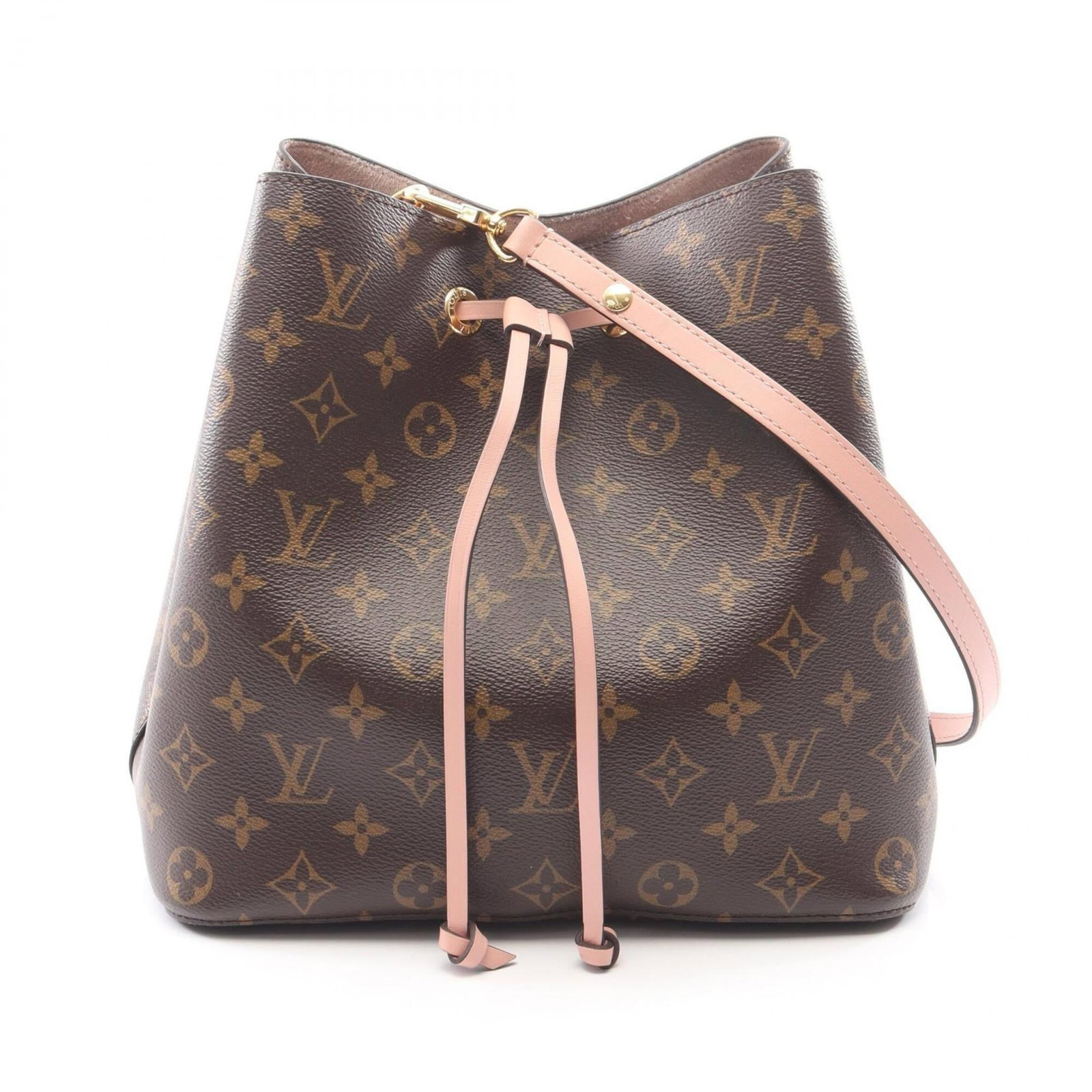 Shoulder Bag Coated Canvas Leather Louis Vuitton: Shoulder Bag Coated Canvas Leather Louis Vuitton Coated canvas and leather come together in this iconic Louis Vuitton shoulder bag, featuring the signature Monogram pattern. The brown color with pink
