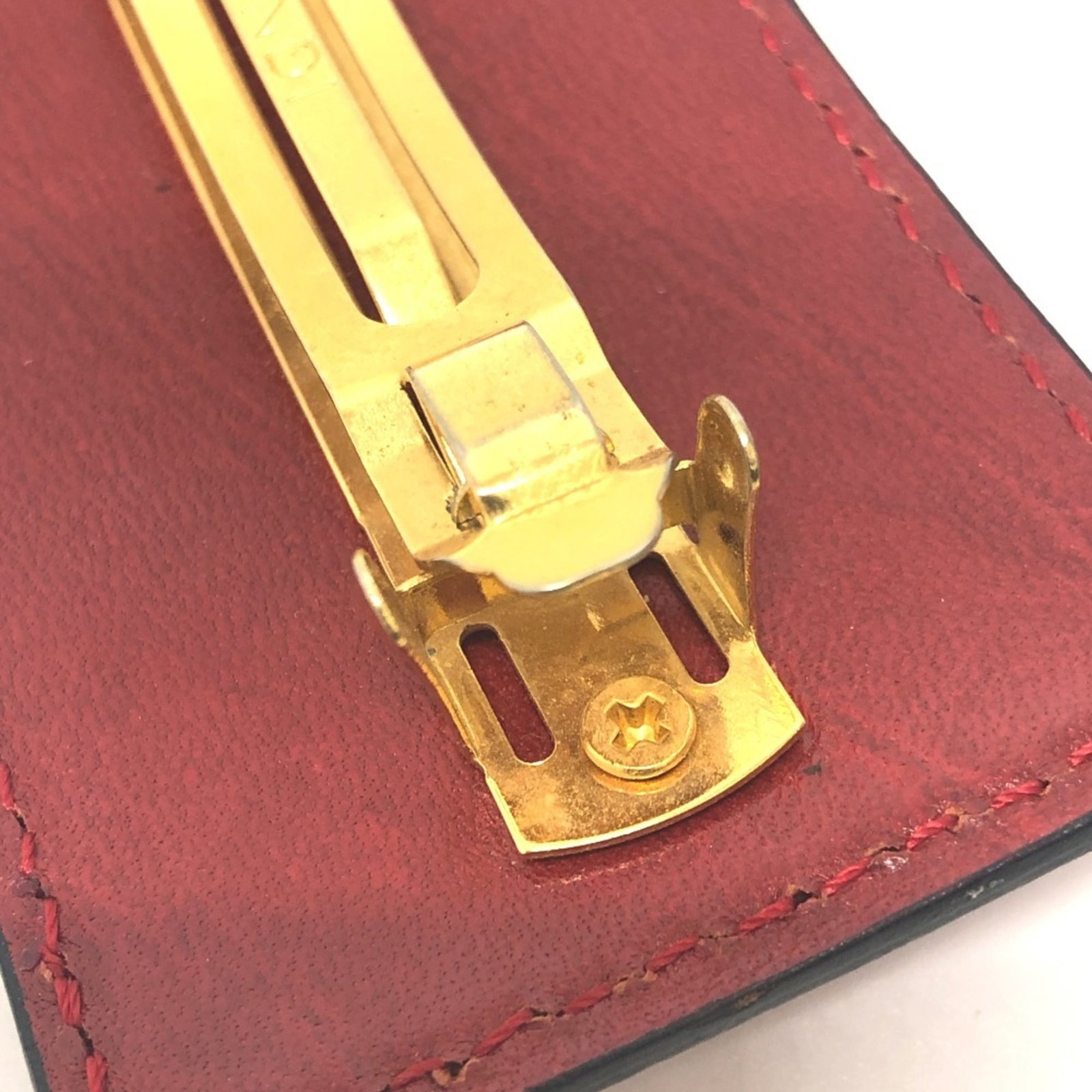 Fendi leather barrette - 5