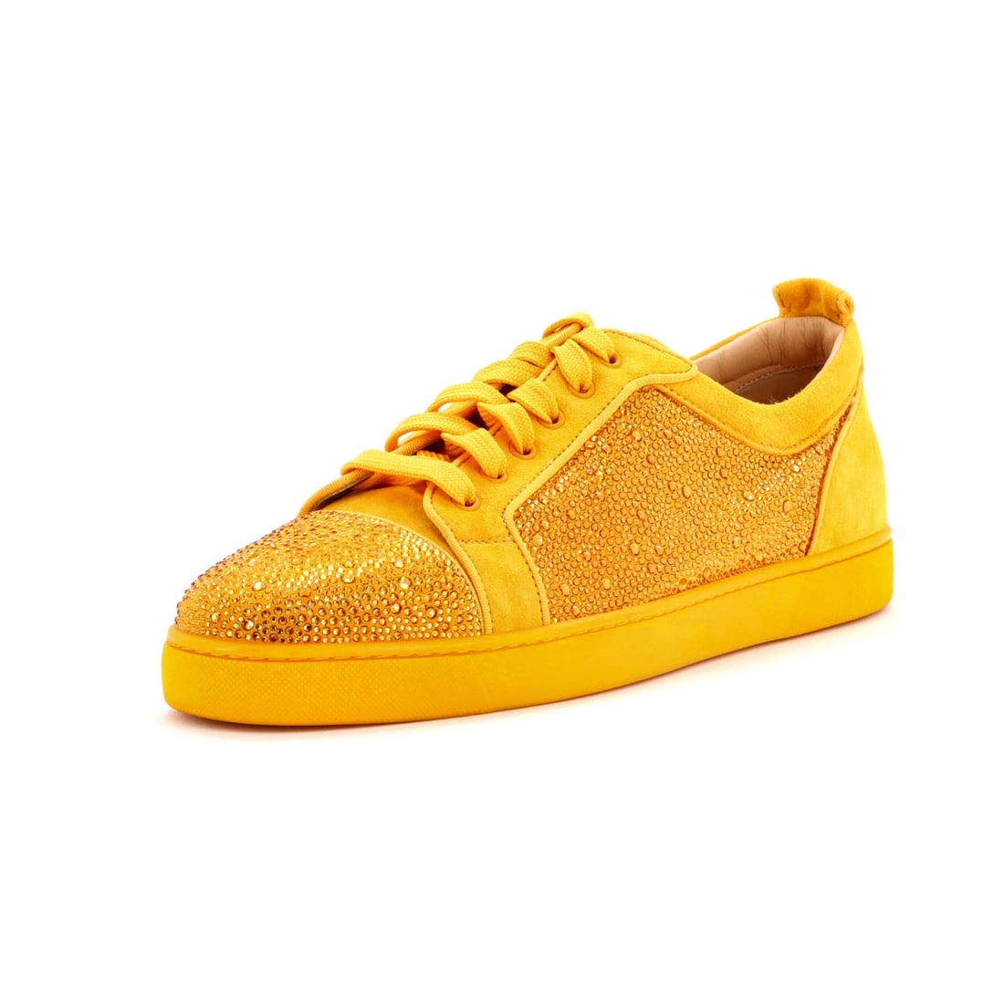 Christian Louboutin Men's Louis Junior Sneakers Strass Embellished Suede (1 of 5)