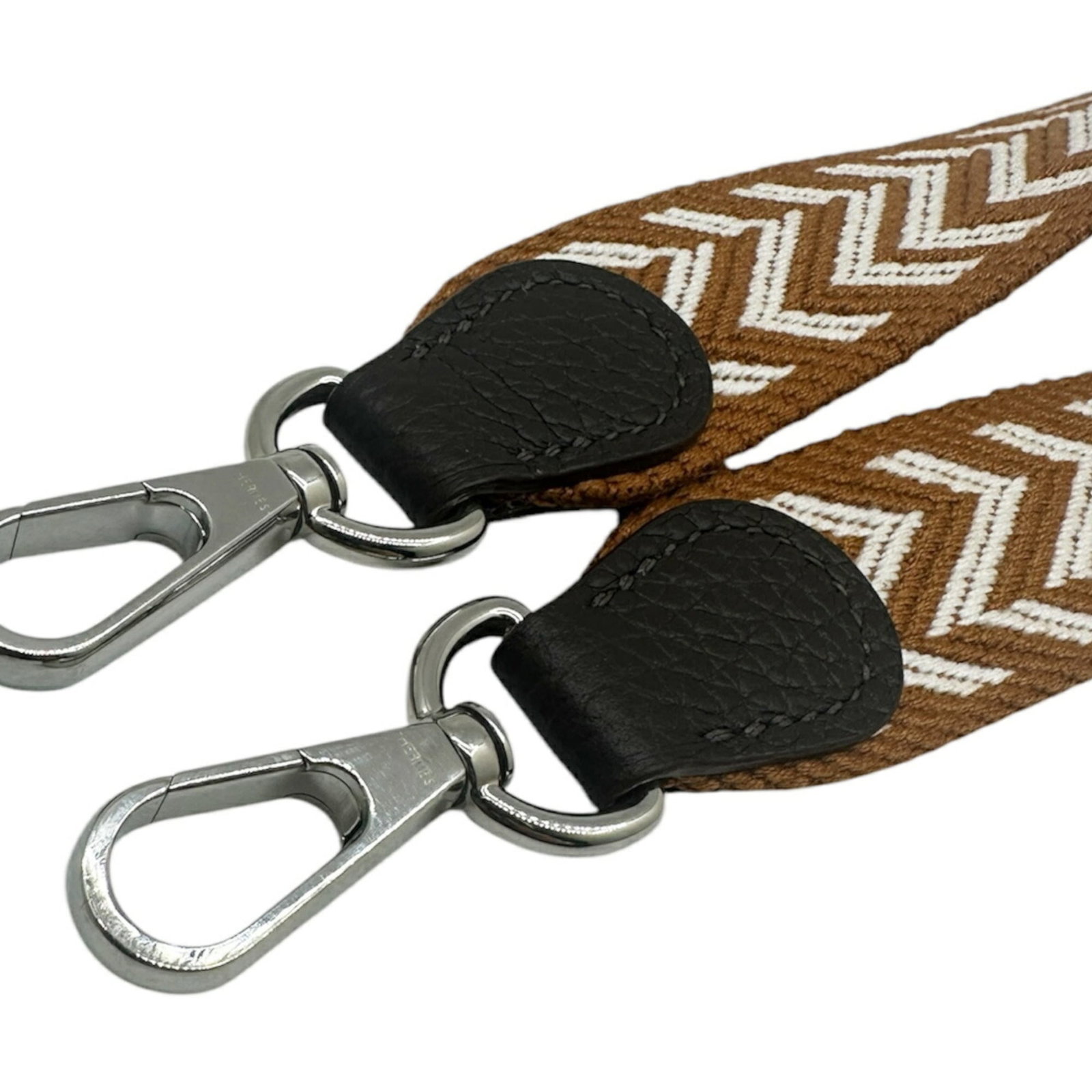 Hermes Leather Strap Canvas - 3
