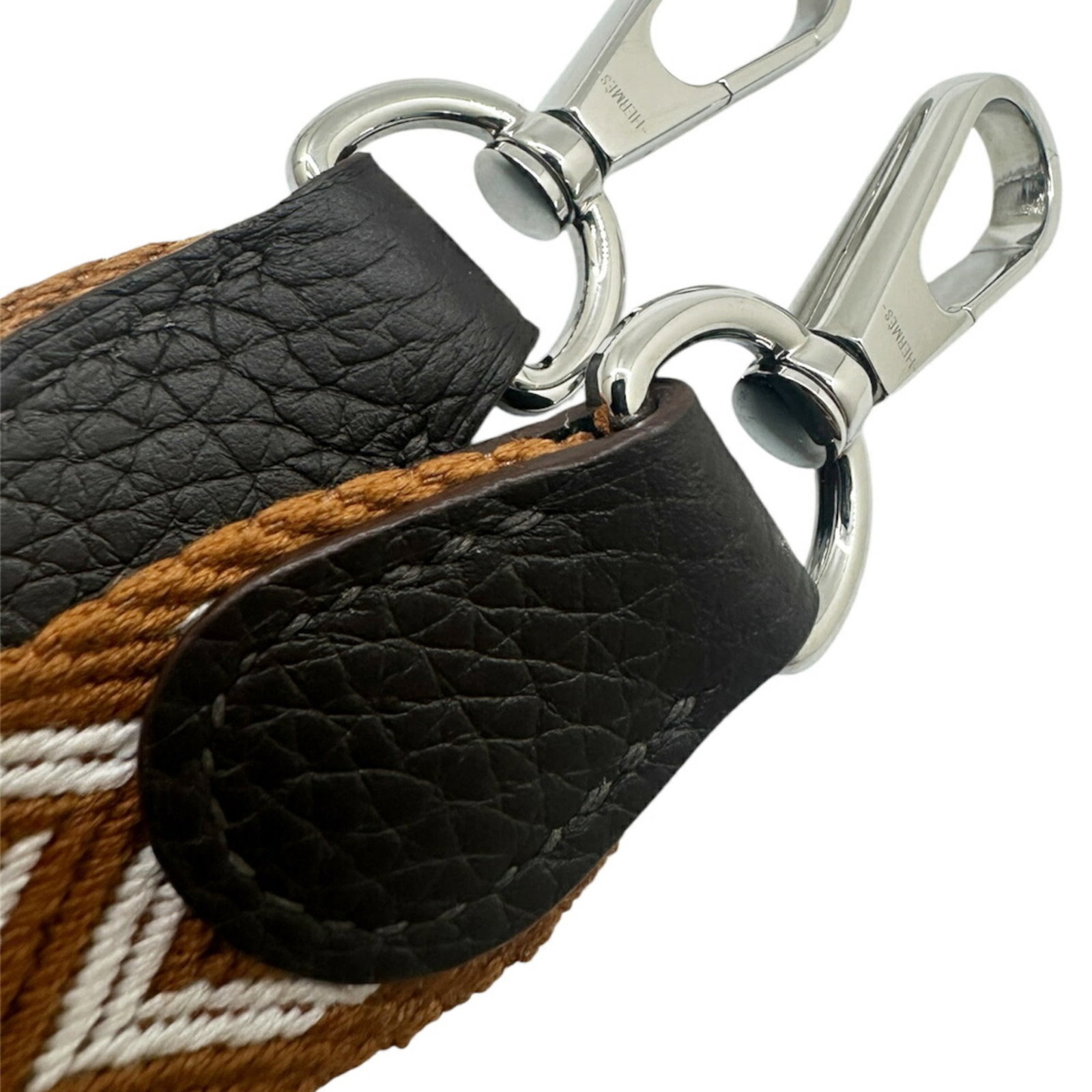 Hermes Leather Strap Canvas - 4