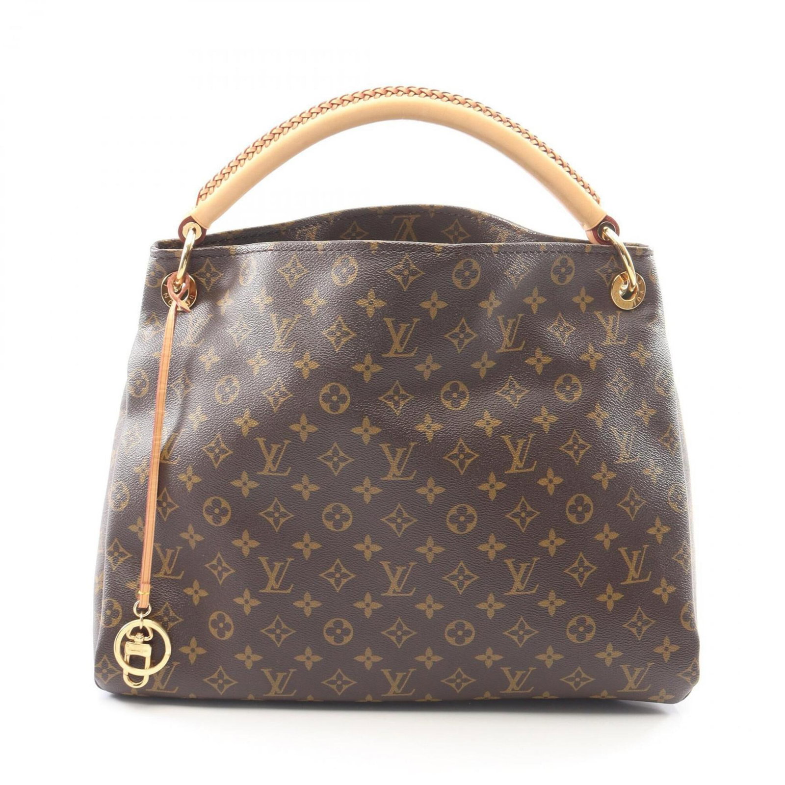 Shoulder Bag Coated Canvas Leather Louis Vuitton: Shoulder Bag Coated Canvas Leather Louis Vuitton Coated canvas and leather come together in this classic Louis Vuitton shoulder bag, boasting the iconic monogram pattern. Measuring 33cm x 42cm x 18cm,