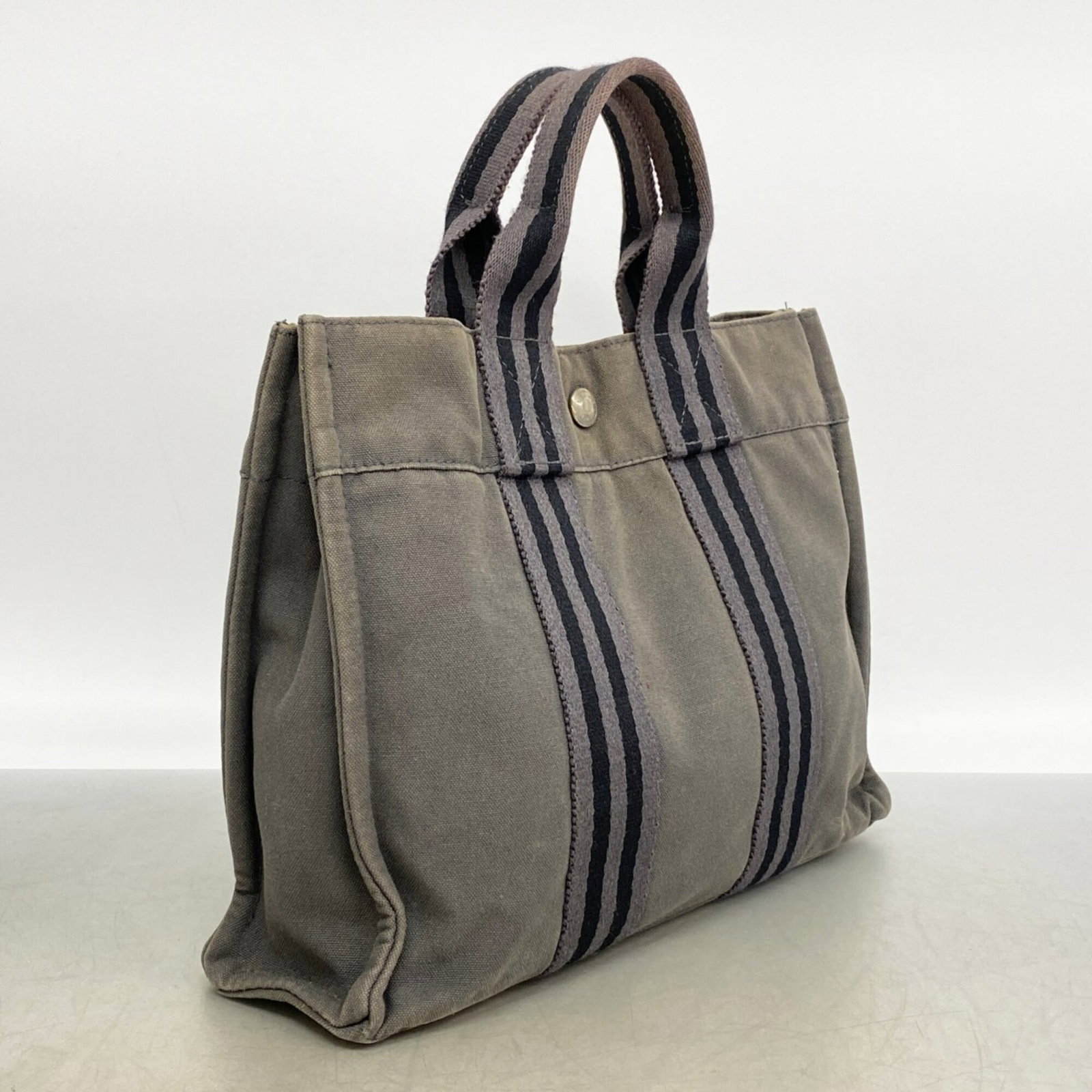 Canvas Hermes Tote Bag - 2