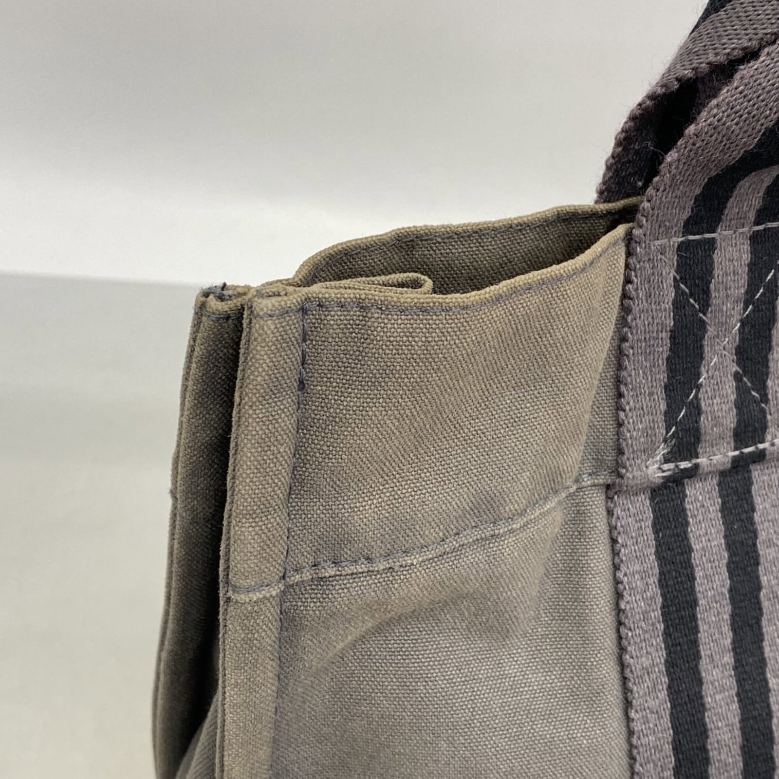 Canvas Hermes Tote Bag - 8