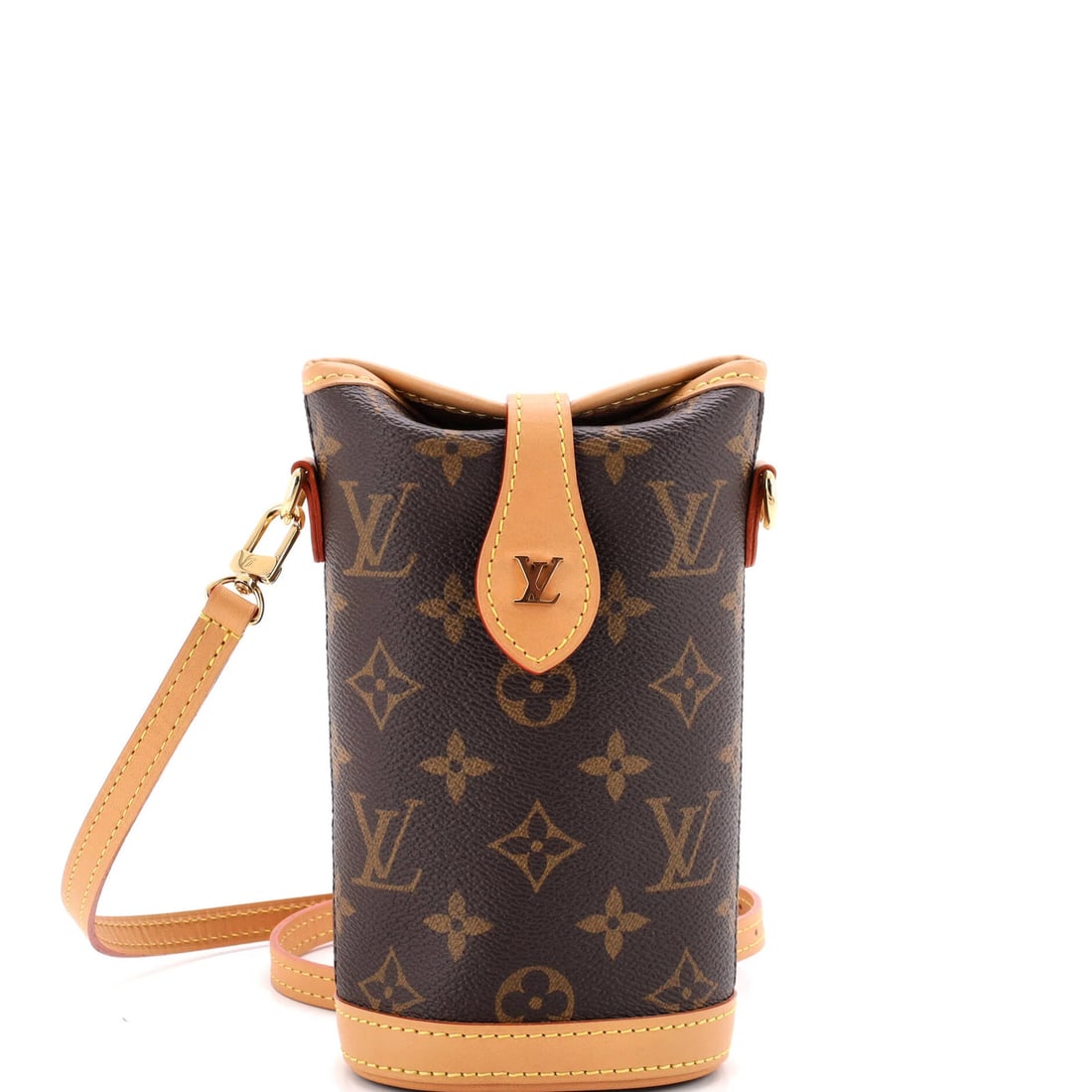 Fold me pouch Louis Vuitton monogram canvas: Fold me pouch Louis Vuitton monogram canvas Fold me pouch Louis Vuitton monogram canvas, with its iconic brown exterior and gold hardware, offers a stylish and versatile accessory. Measuring 7.5"