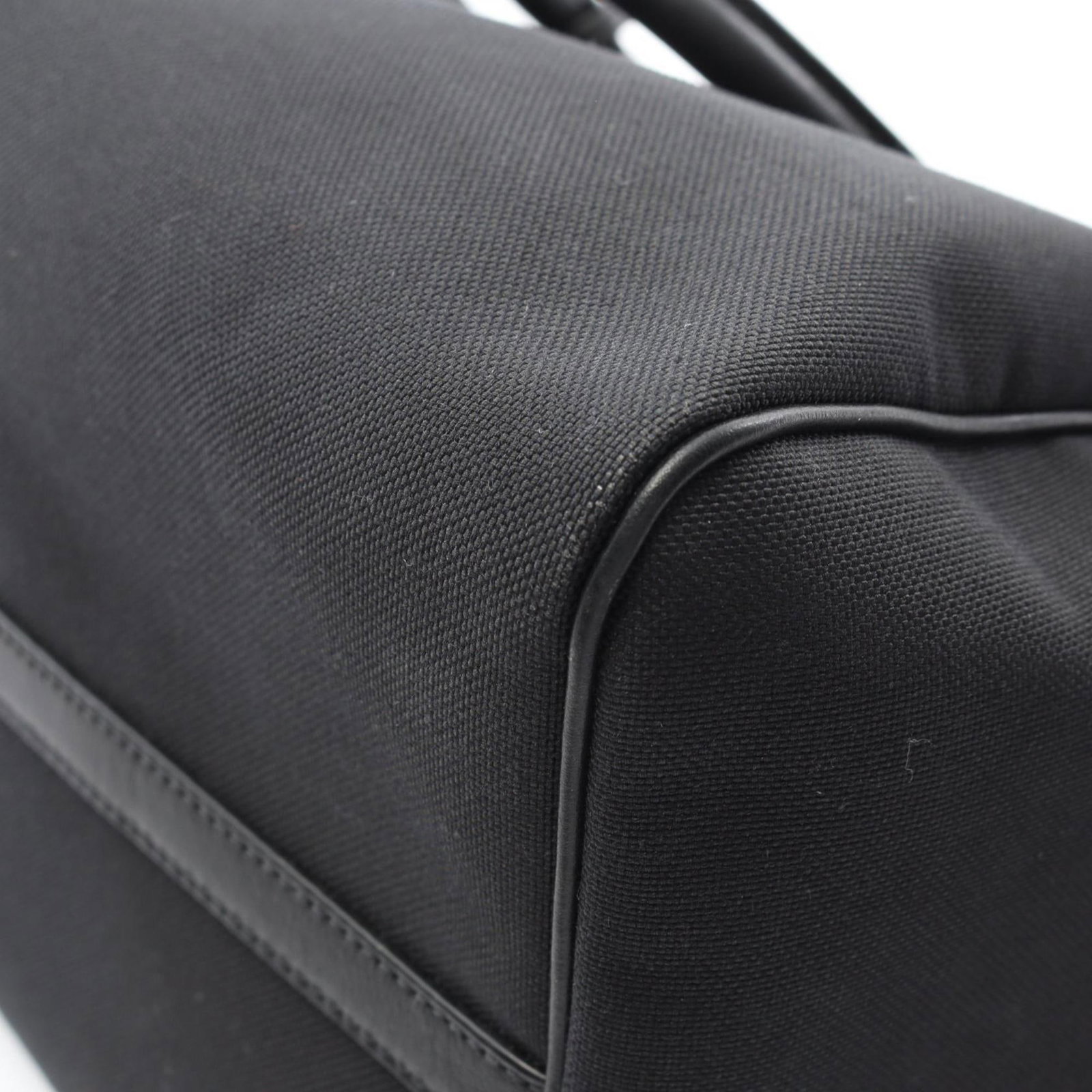 Canvas Leather Prada Handbag - 6