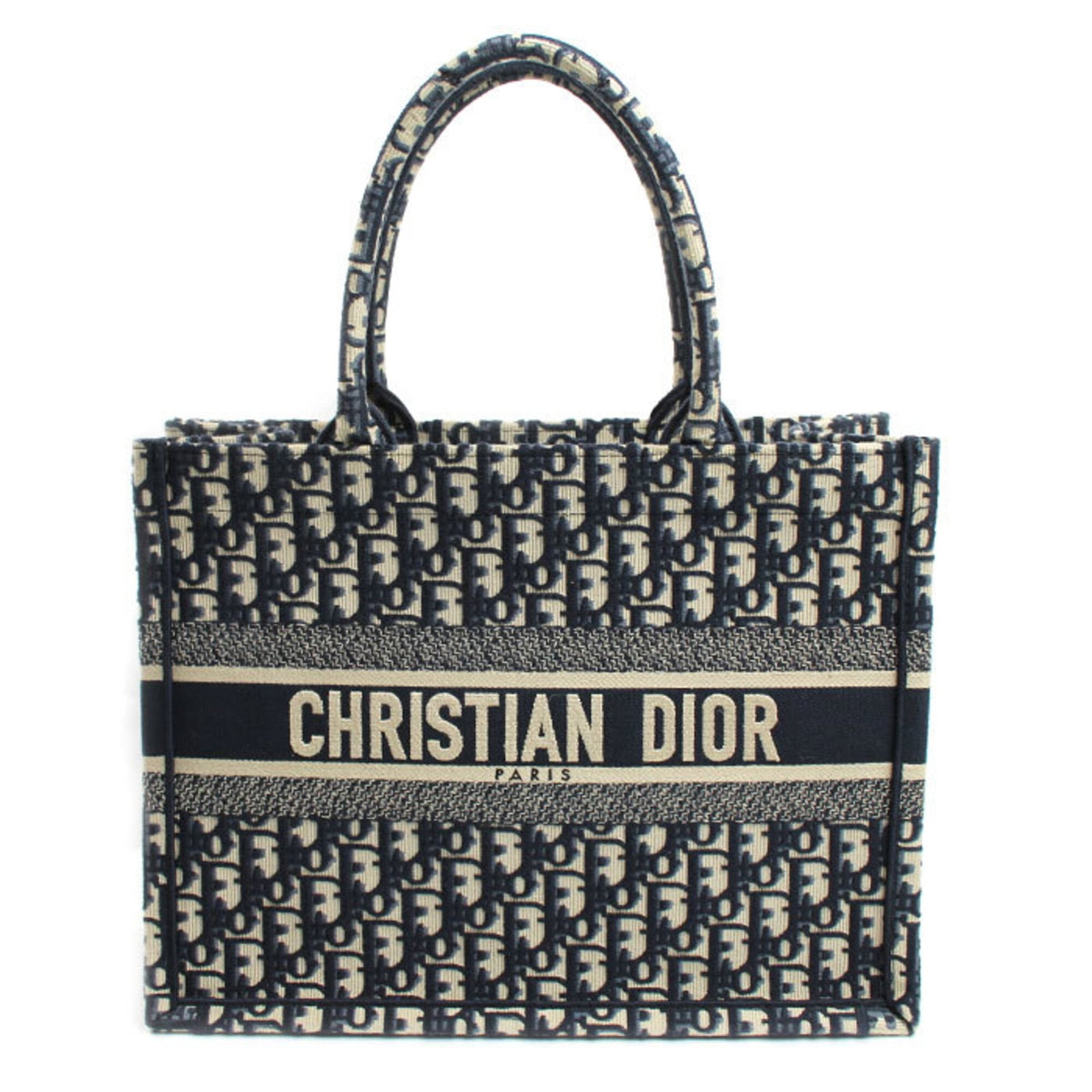 Cotton Dior Tote Christian Bag: Cotton Dior Tote Christian Bag Cotton Dior Tote Christian Bag - A stylish and practical tote bag from the renowned French fashion house, featuring navy cotton material and a classic design. Measuring