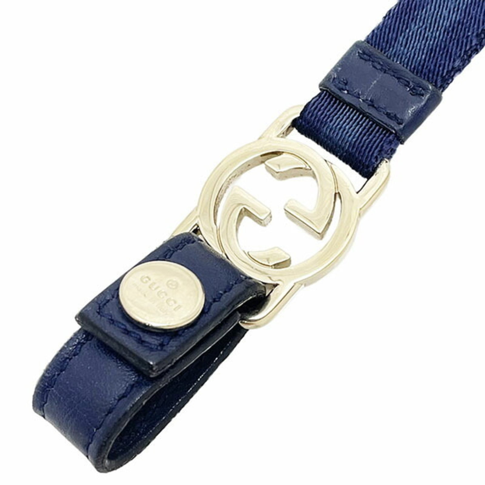 Canvas Leather strap Gucci - 4