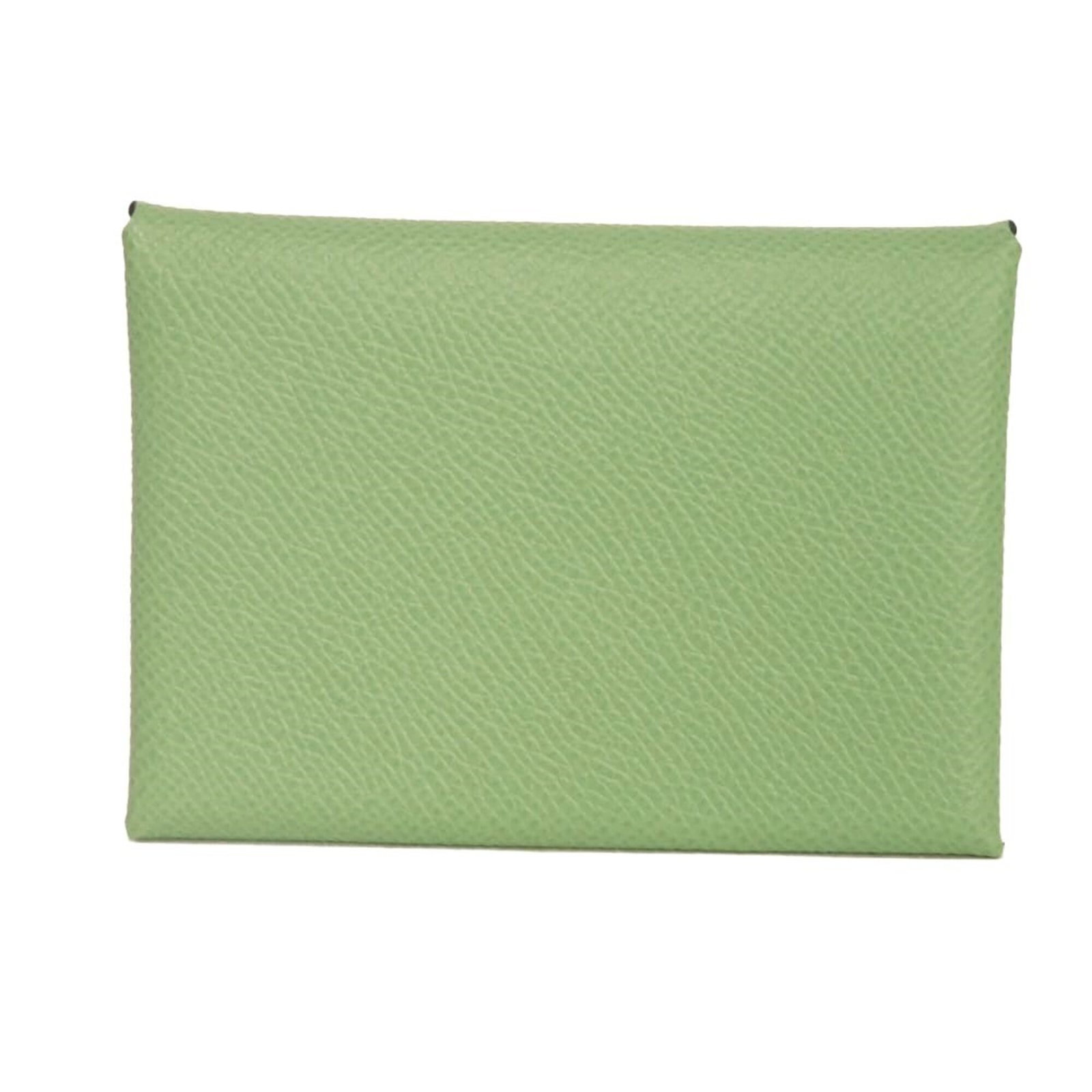 Hermes Coin Purse/ Coin Case Epsom Leather: Hermes Coin Purse/ Coin Case Epsom Leather Epsom leather craftsmanship shines in this classic coin purse, featuring a timeless green hue and subtle design. Made from high-quality Epsom leather, the co