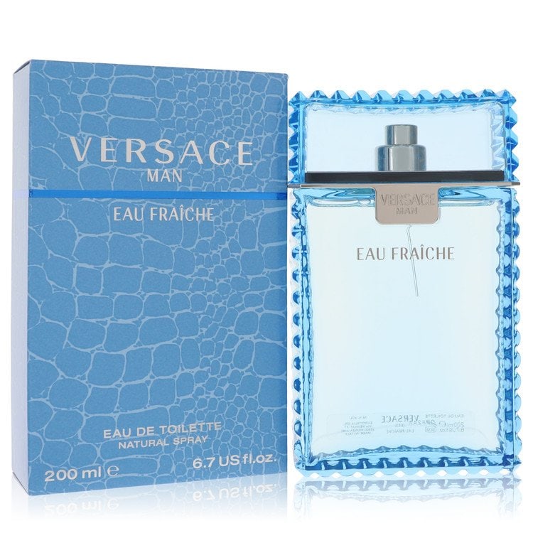 Versace Man by Versace Eau Fraiche Eau De Toilette Spray (Blue) 6.7 oz (1 of 1)