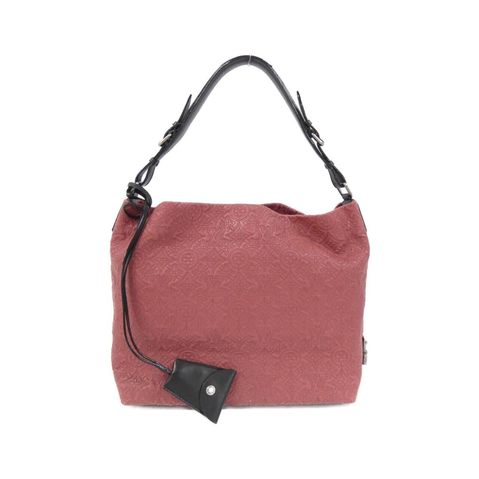 Shoulder Bag Leather Louis Vuitton: Shoulder Bag Leather Louis Vuitton The Louis Vuitton MPN M93155 Shoulder Bag features high-quality lamb leather in the iconic Framboise color, complemented by matte silver hardware. This stylish shoul