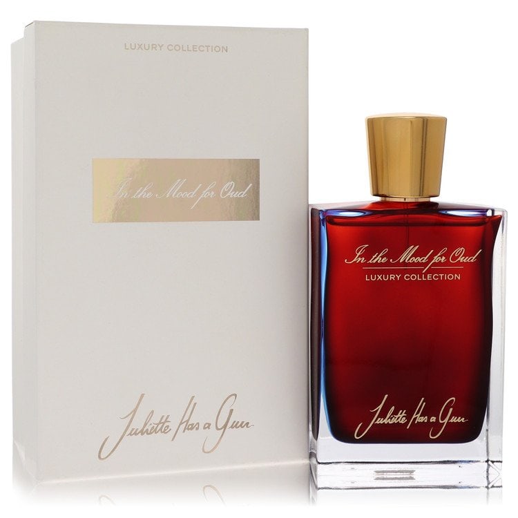 In the Mood for Oud by Juliette Has a Gun Eau De Parfum Spray (Unisex) 2.5 oz: In the Mood for Oud by Juliette Has a Gun Eau De Parfum Spray (Unisex) 2.5 oz In the Mood for Oud by Juliette Has a Gun Eau De Parfum Spray (Unisex) 2.5 oz - A sweet and spicy scent featuring crisp