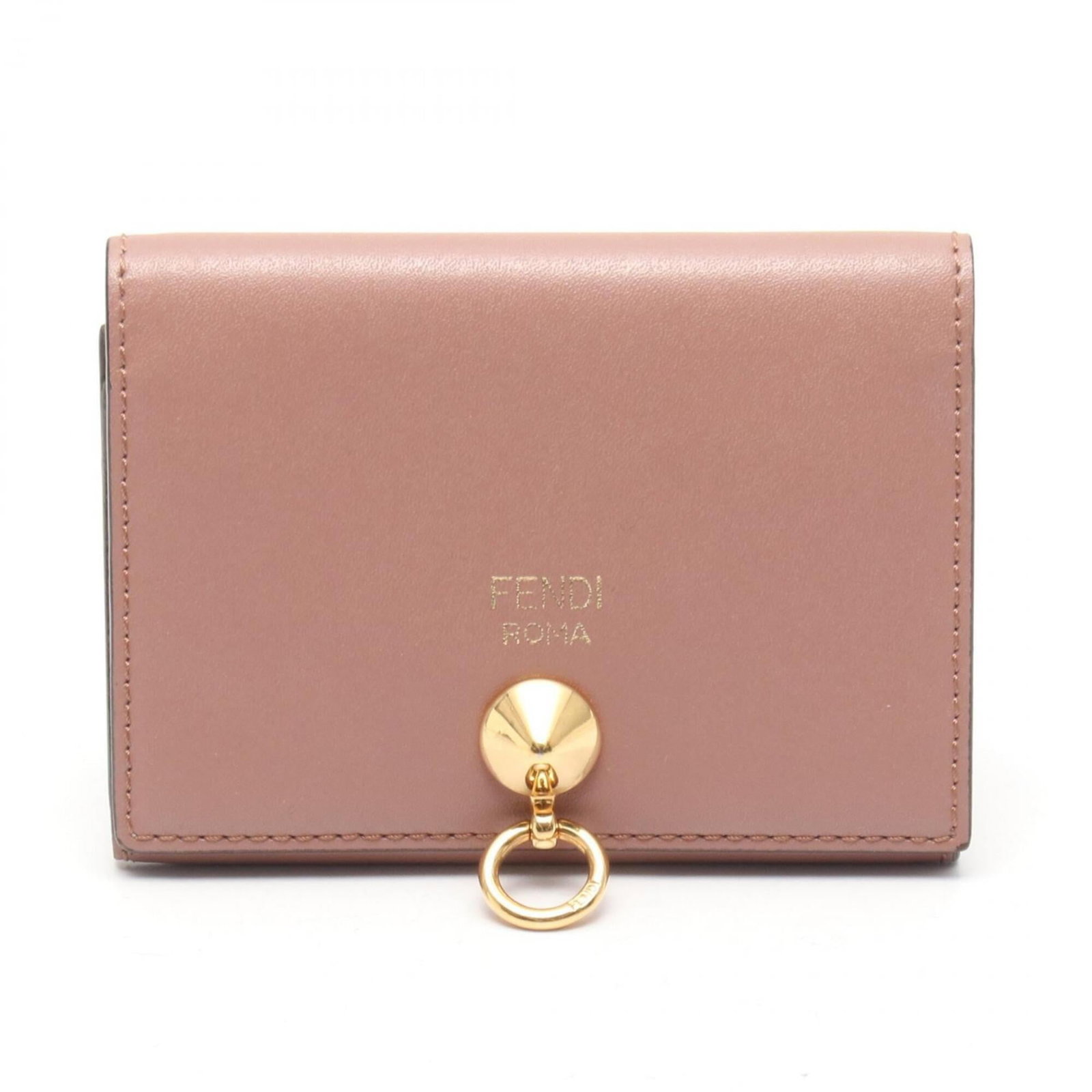 Business card case in leather: Business card case in leather This pink leather business card case measures 8.5cm x 10.5cm x 1.5cm and features Fendi branding with the MPN 8M0217. Made from high-quality leather, it provides a stylis