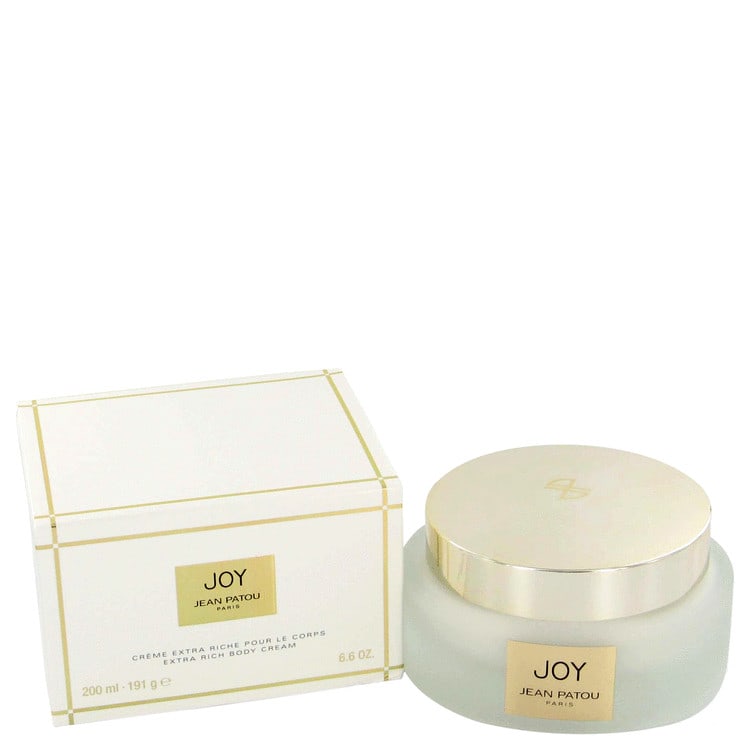 Joy by Jean Patou Body Cream 6.7 oz: Joy by Jean Patou Body Cream 6.7 oz Joy by Jean Patou Body Cream, launched in 1930, features a refined and flowery fragrance with a blend of rare oils including jasmine and rose. This feminine scent i