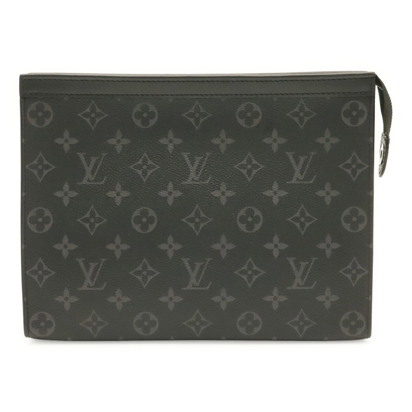 Monogram Eclipse Louis Vuitton Clutch Bag: Monogram Eclipse Louis Vuitton Clutch Bag Monogram Eclipse Louis Vuitton Clutch Bag in Black, Gray, and Monogram Eclipse Colors. This sleek clutch bag features the iconic Monogram Eclipse pattern,