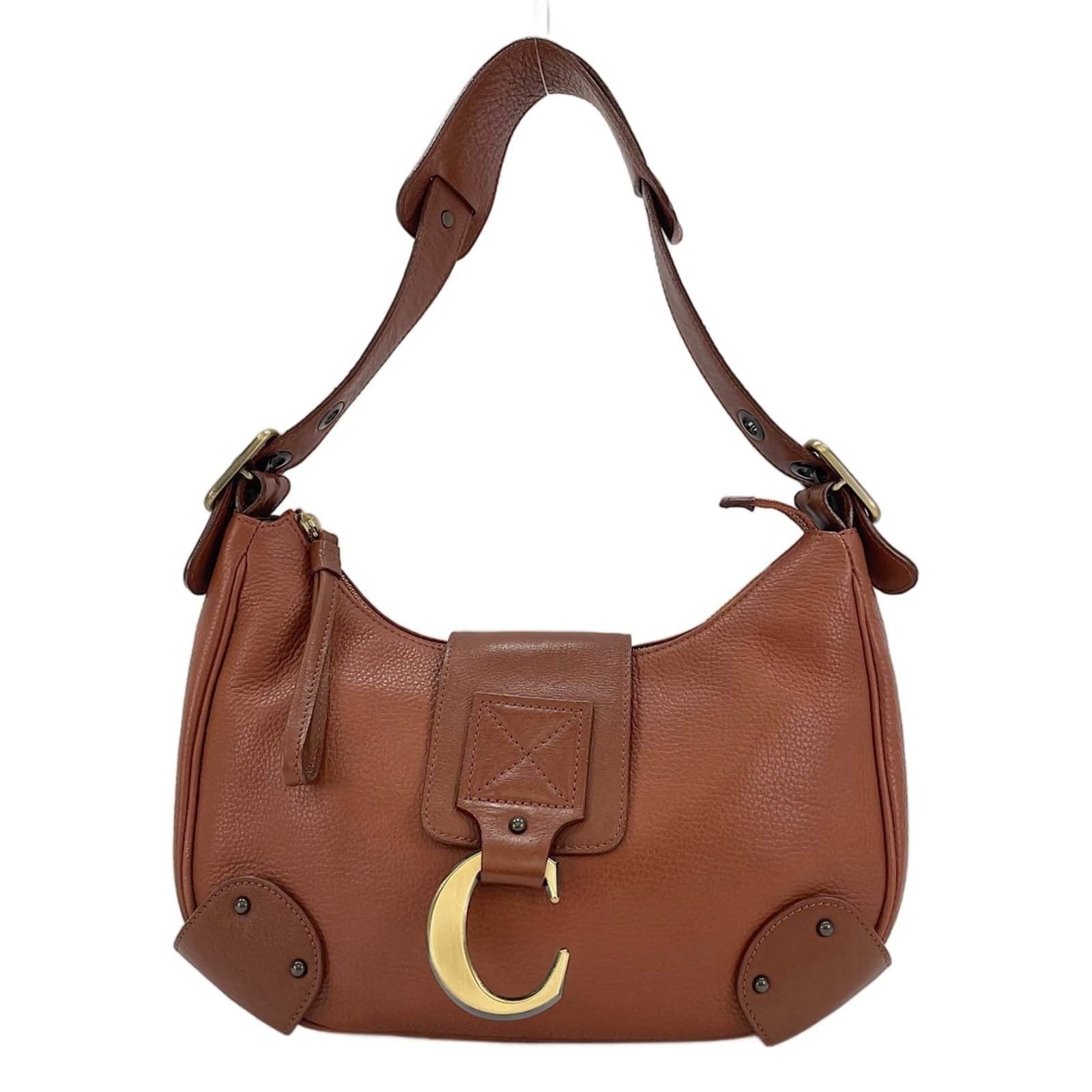 Chlo Shoulder Bag: Chlo Shoulder Bag Chlo Shoulder Bag in Brown. This stylish shoulder bag features a classic design with clean lines and a practical size, measuring 19cm x 31.5cm x 7cm. With adjustable strap lengths