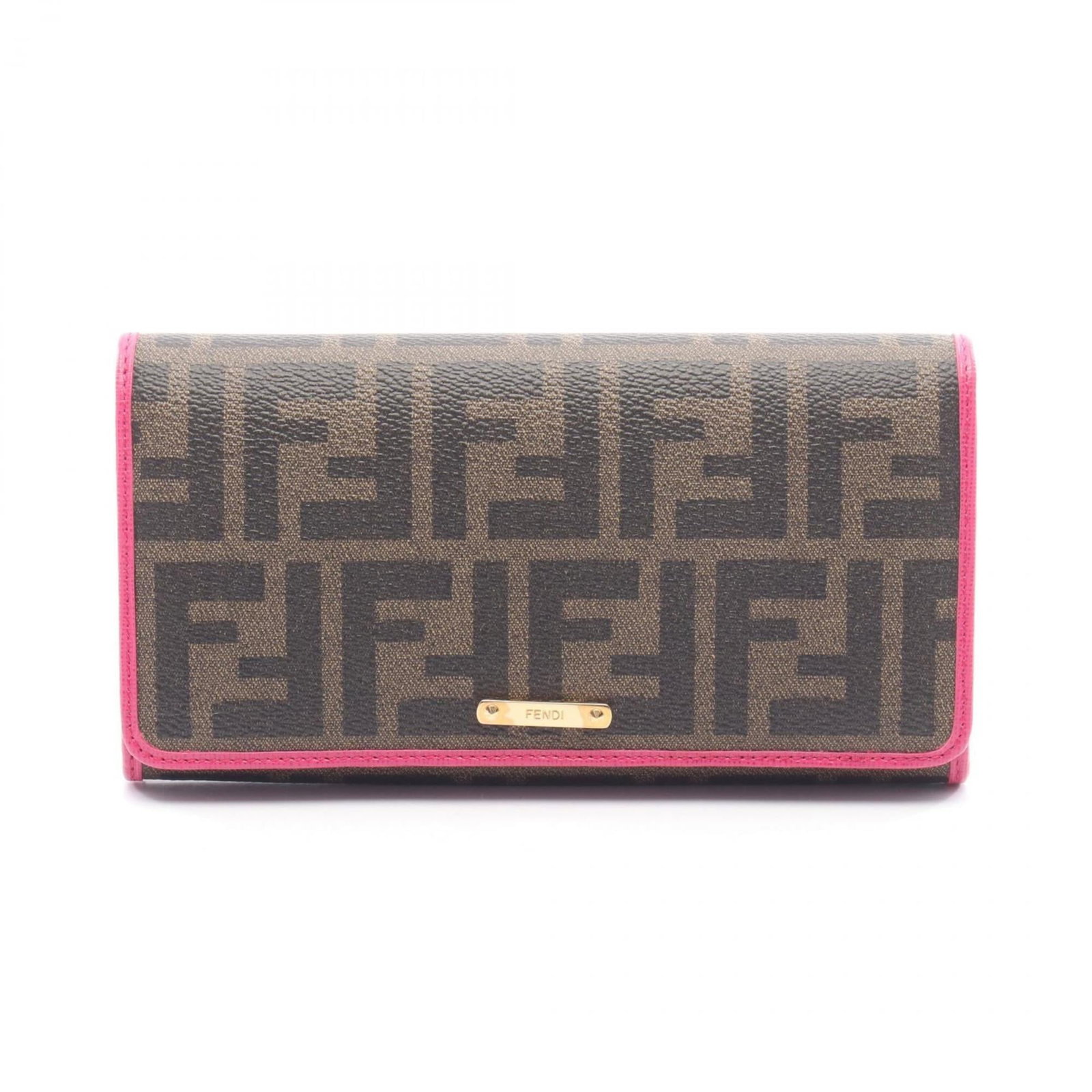 Fendi Long Wallet (Bi-Fold) Leather Pvc: Fendi Long Wallet (Bi-Fold) Leather Pvc The Fendi Long Wallet (Bi-Fold) Leather Pvc features sleek black, brown, and pink color options. Made from high-quality leather and PVC materials, its durable