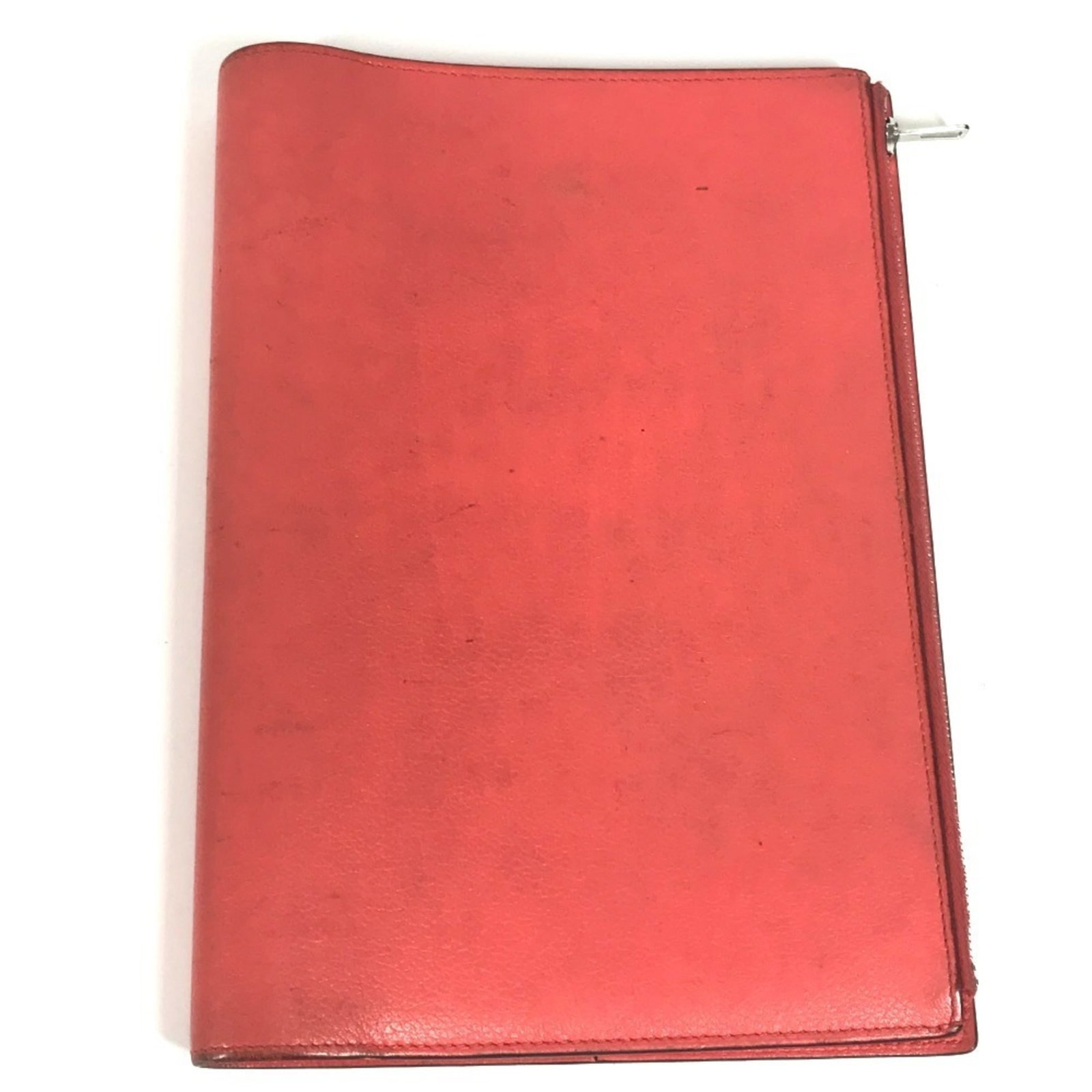 Hermes Stationery Notepad "Ea Zip" A5 Memo Cover Case Diary Book Notebook Leather Men'S Women'S Pink: Hermes Stationery Notepad "Ea Zip" A5 Memo Cover Case Diary Book Notebook Leather Men'S Women'S Pink A5 A5 Leather Notebook with Pink Cover, Boxed. This Hermes Stationery Notepad features a durable le