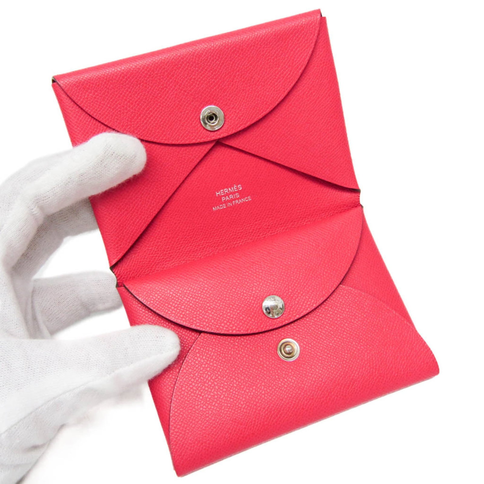 Hermes leather card case - 3