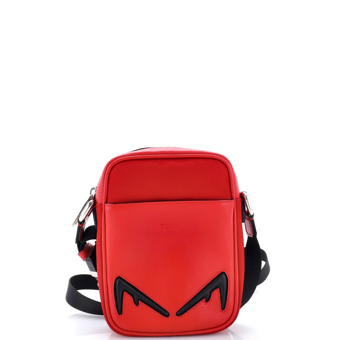 Nylon leather bag camera monster eye messenger small Fendi: Nylon leather bag camera monster eye messenger small Fendi Small Fendi Monster Eye Camera Messenger Bag in Red. This stylish messenger bag features a unique nylon leather design with a bold red