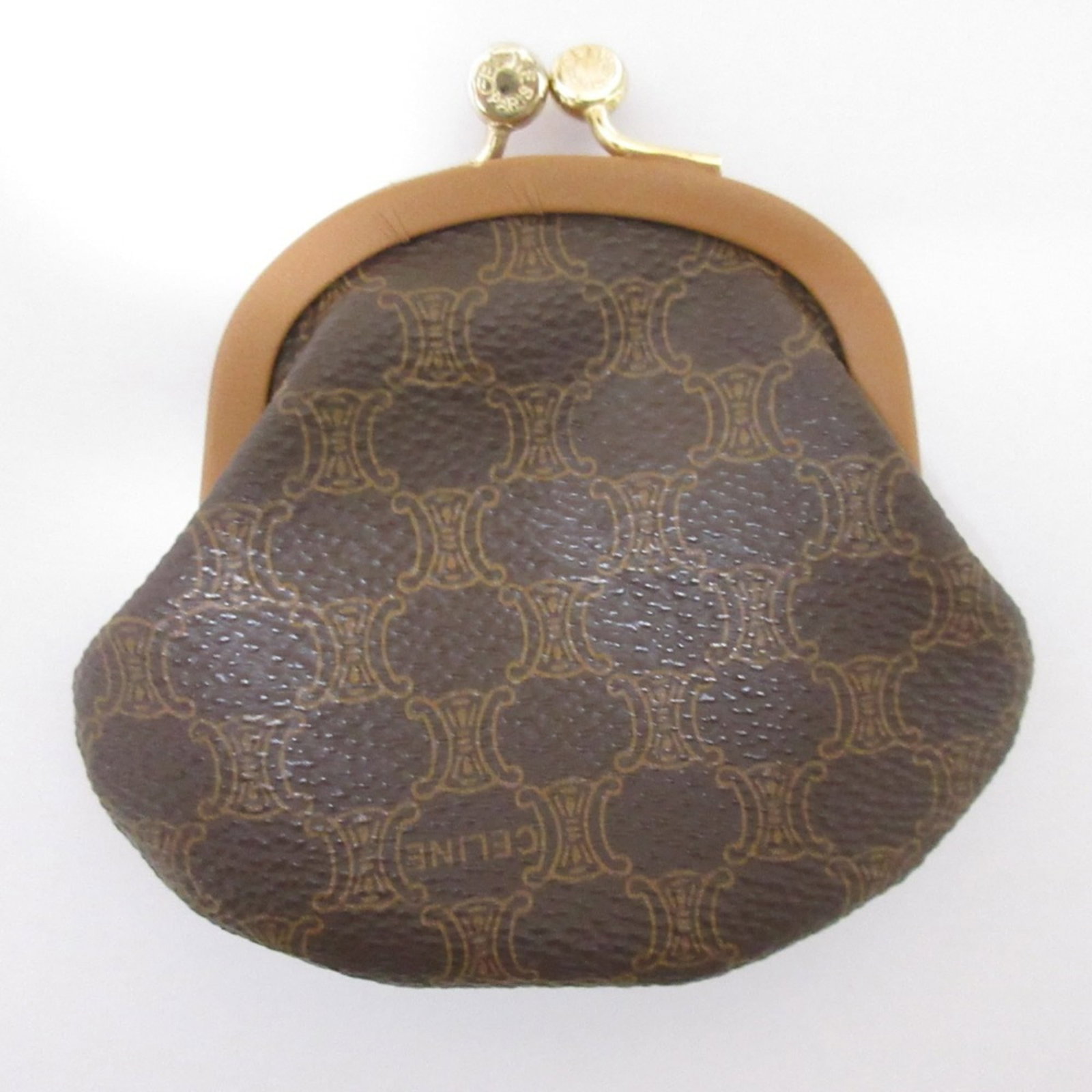 Coin purse celine case: Coin purse celine case Brown Celine Coin Purse Case. Made from high-quality materials, this compact case measures 8cm x 9.8cm and features a classic design. The brown color adds a touch of elegance