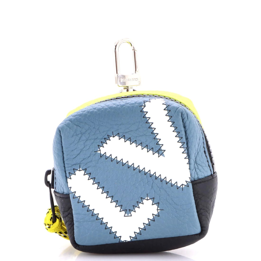 Square Pouch Bag Charm Holder Daybreak Colorblock Monogram Louis Vuitton: Square Pouch Bag Charm Holder Daybreak Colorblock Monogram Louis Vuitton Square Pouch Bag Charm Holder in Daybreak Colorblock Monogram Taurillon Leather features a unique multicolor design and black, 